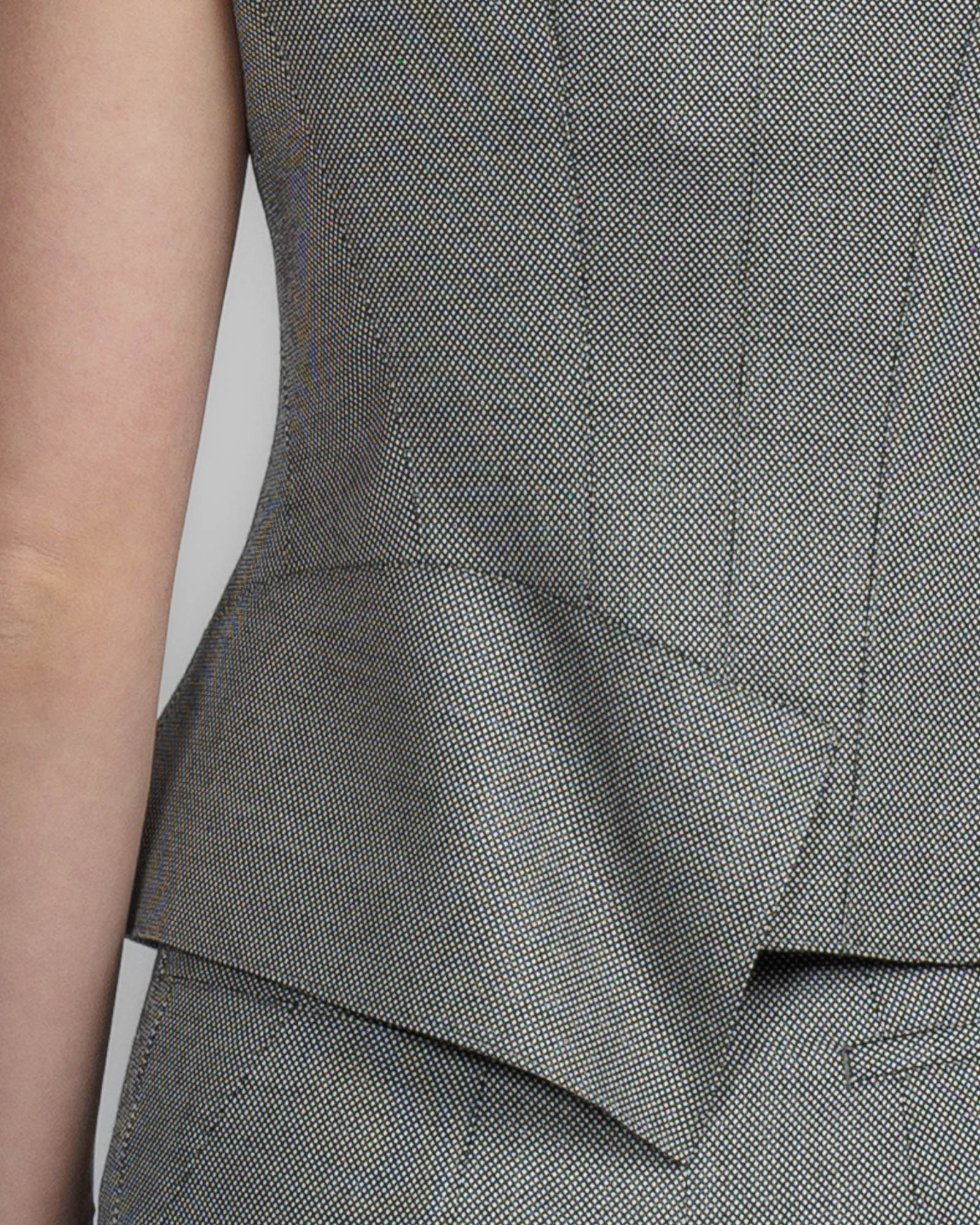 Asymmetrical Hemline Vest