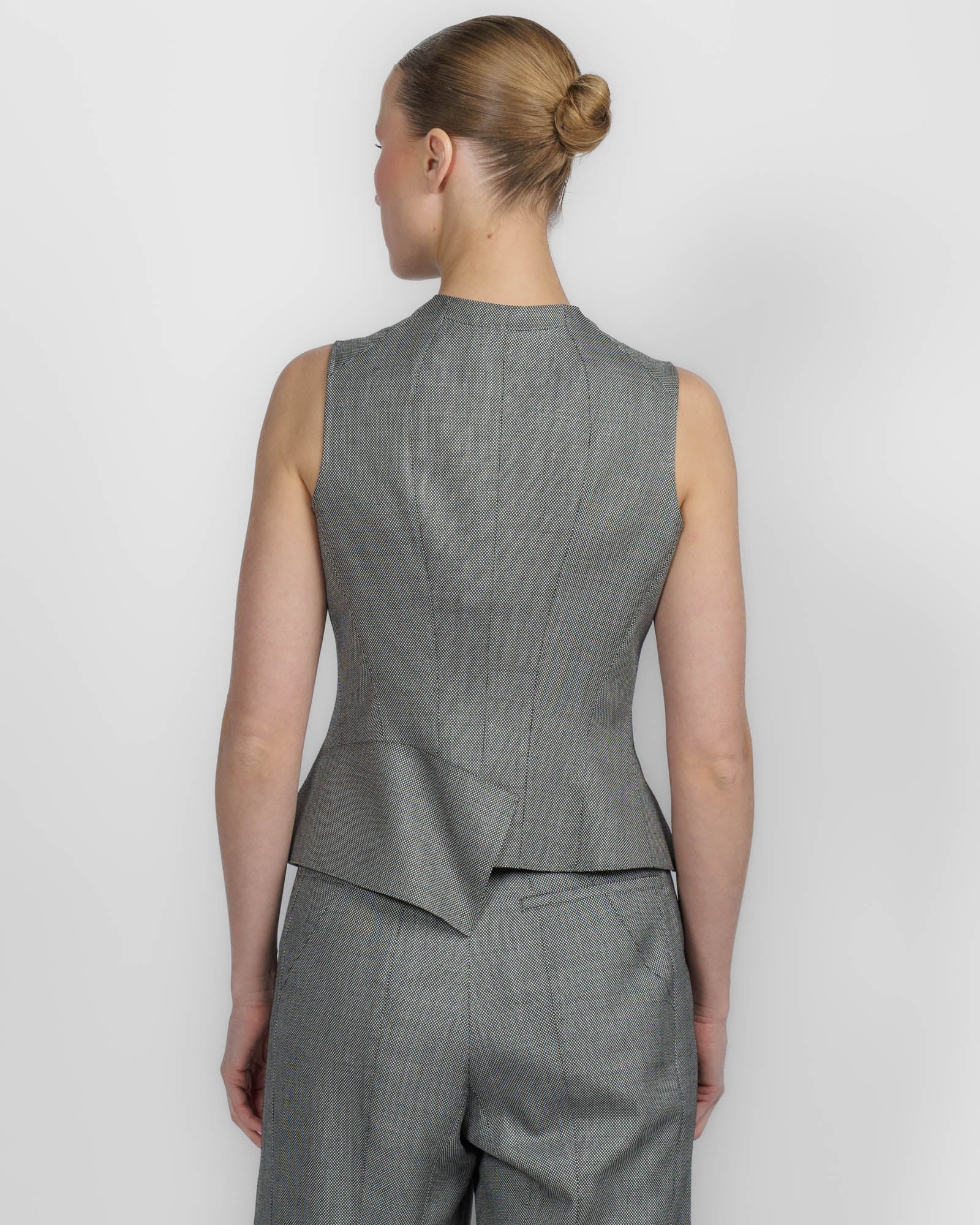 Asymmetrical Hemline Vest
