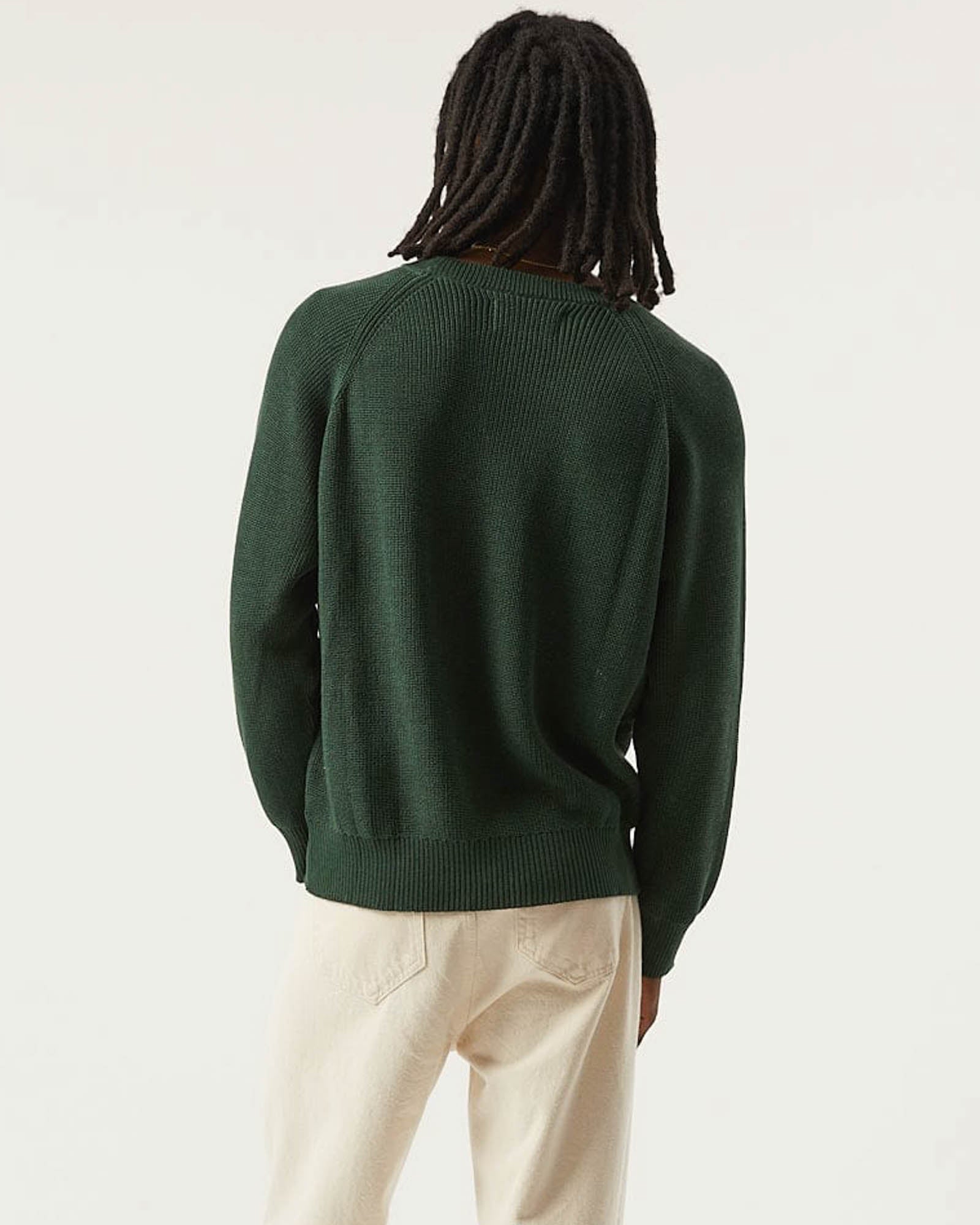 Ribbed Cotton Crewneck