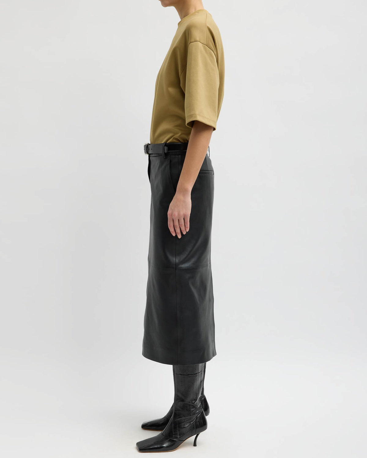 Leather Trouser Skirt