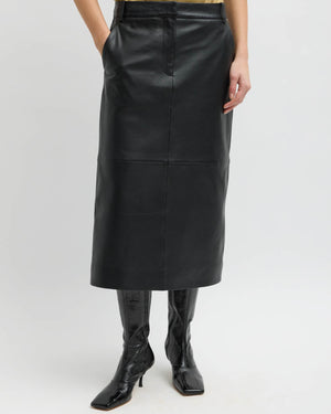 Leather Trouser Skirt