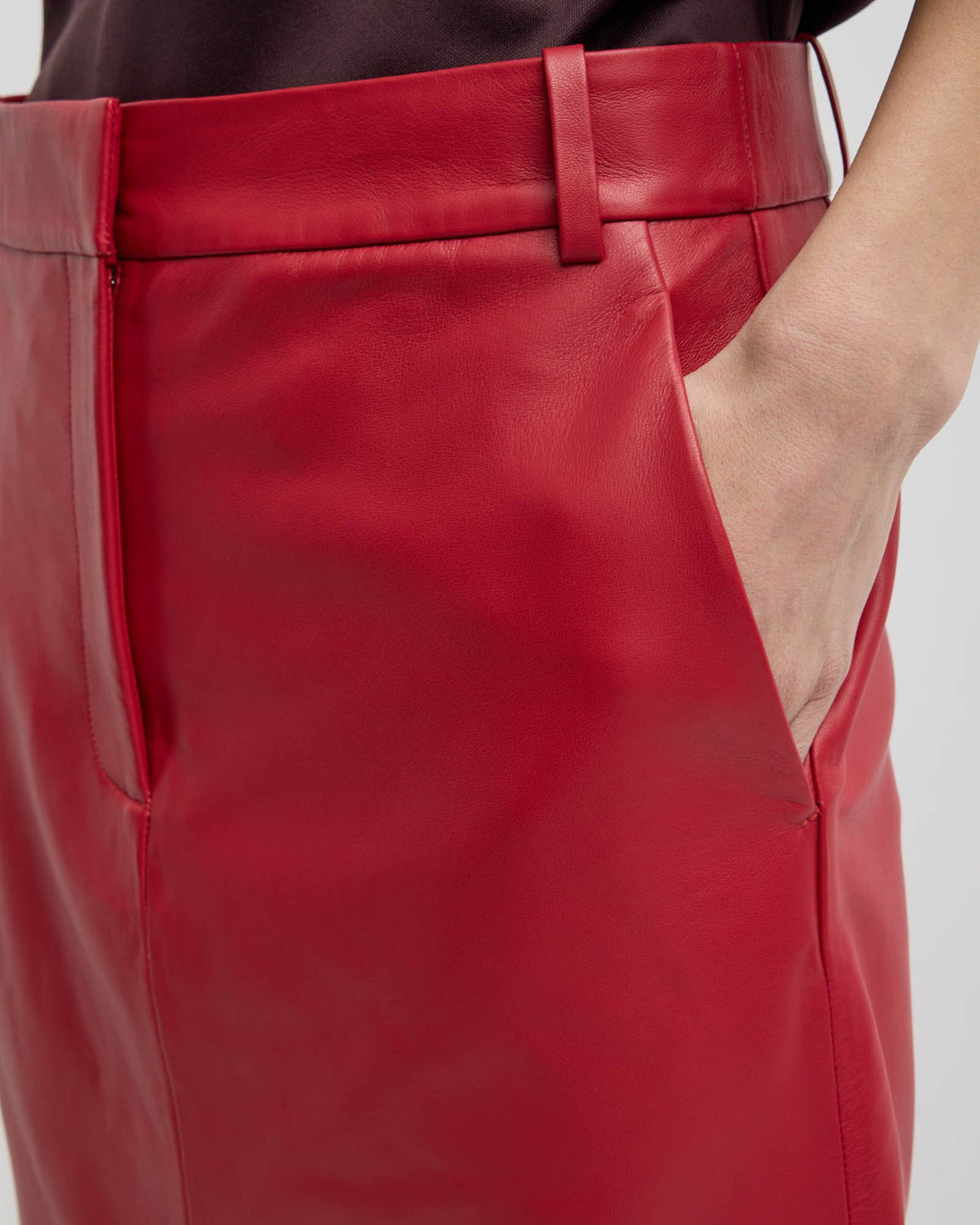 Leather Trouser Skirt
