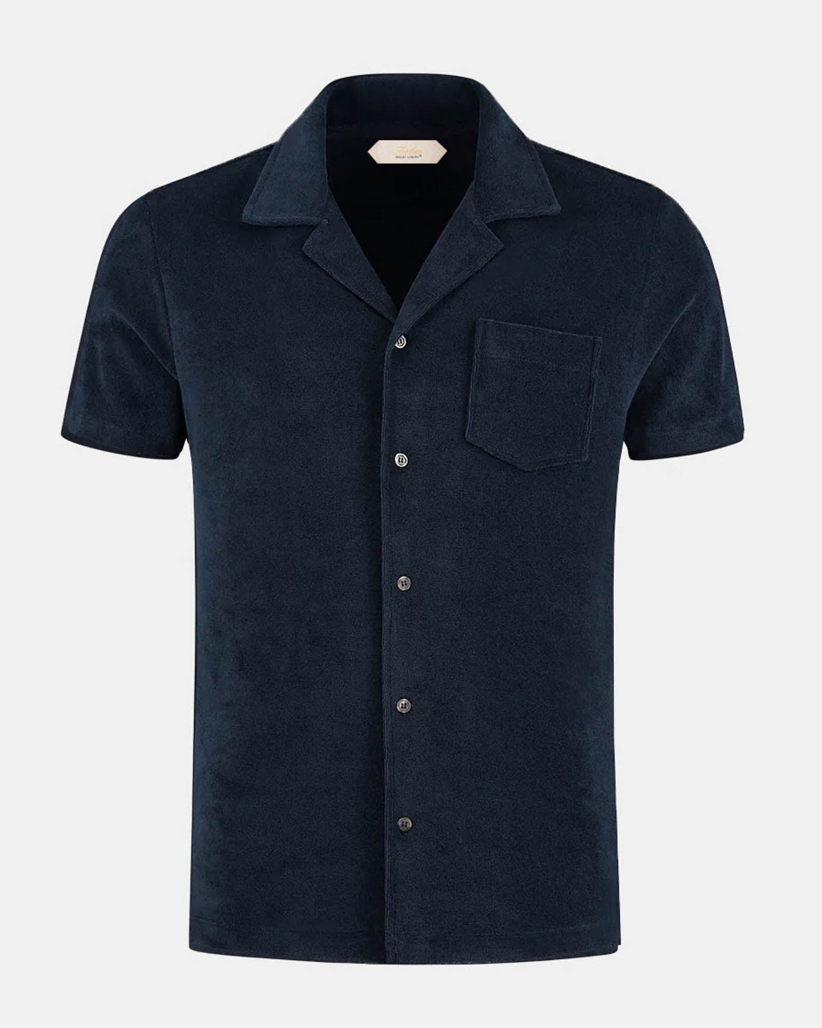 Terry Short Sleeve Resort Blouse