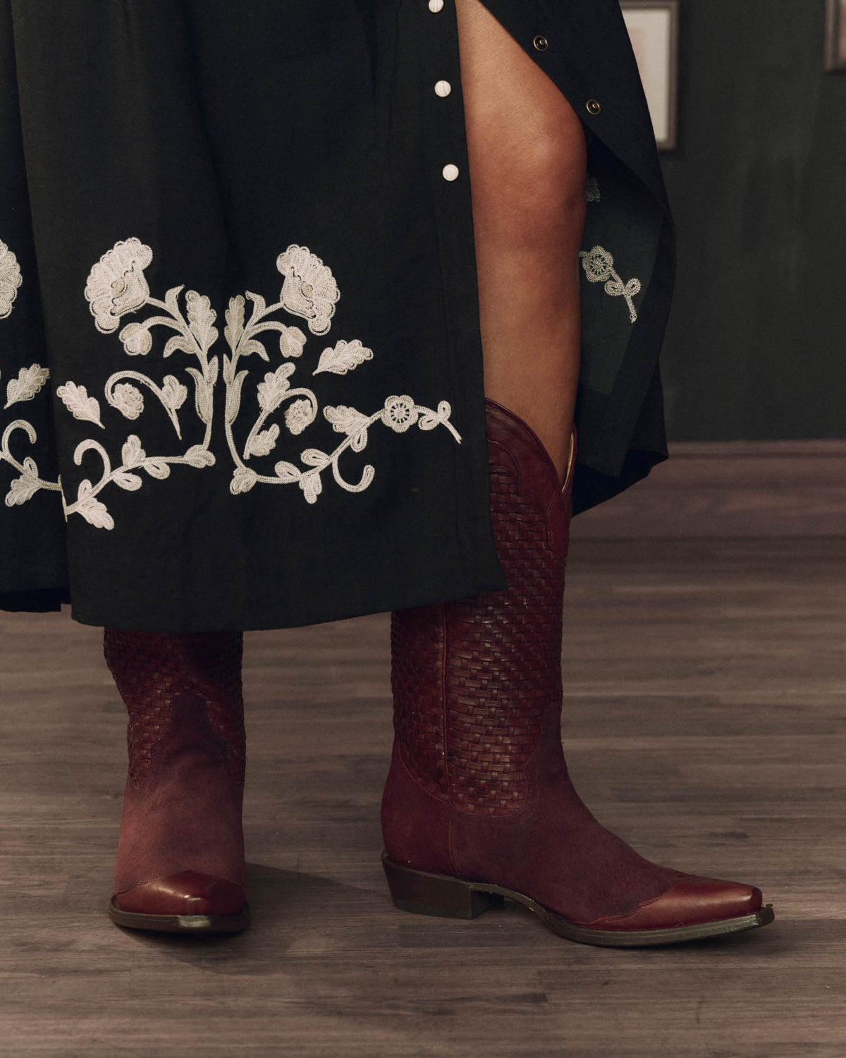 Basket Weave Boot
