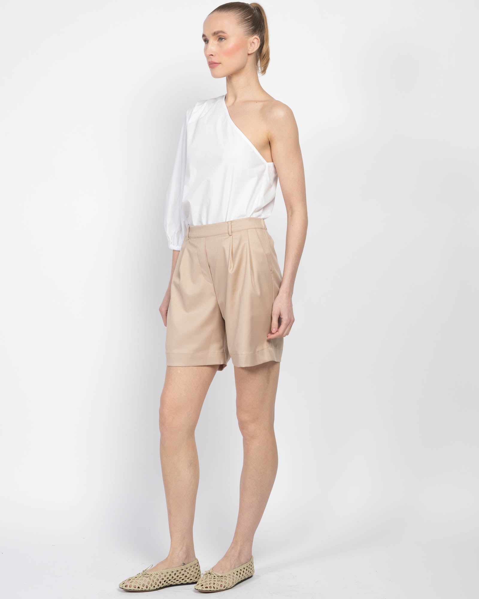 Lennon Pleated Shorts