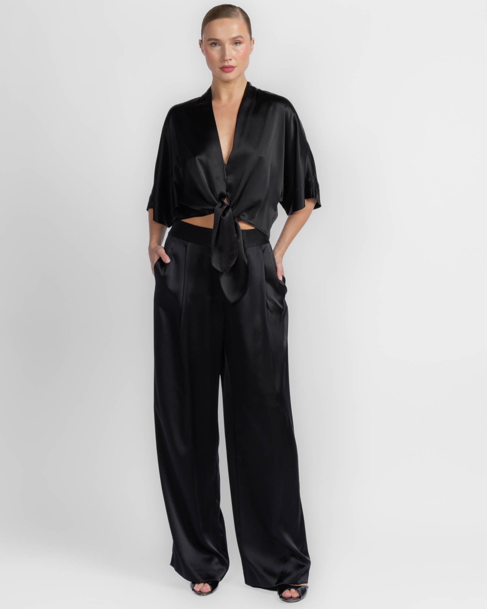 Tie Front Blouse