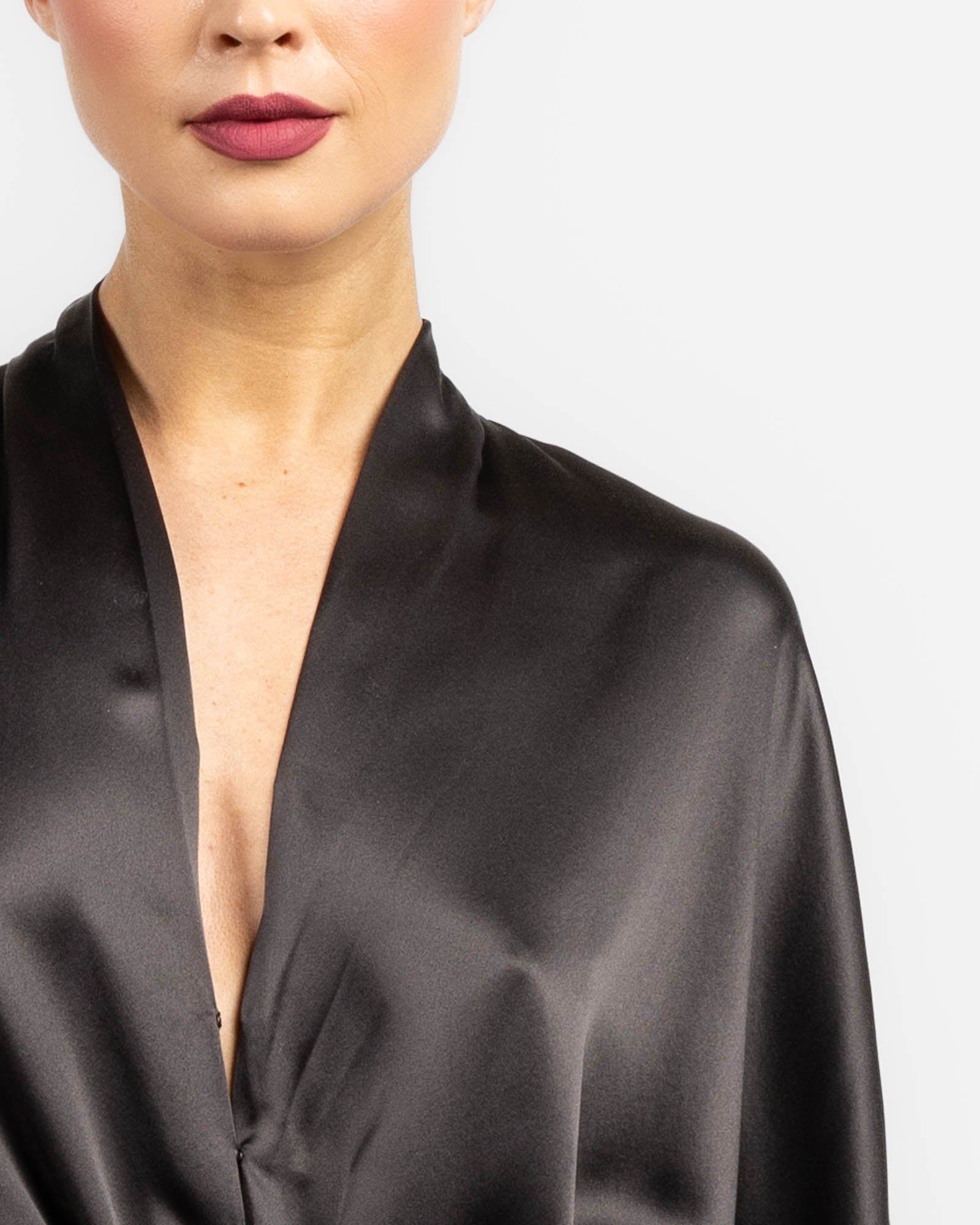 Dolman Tie Front Blouse