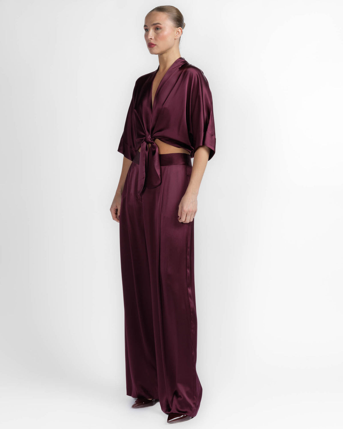 Dolman Tie Blouse
