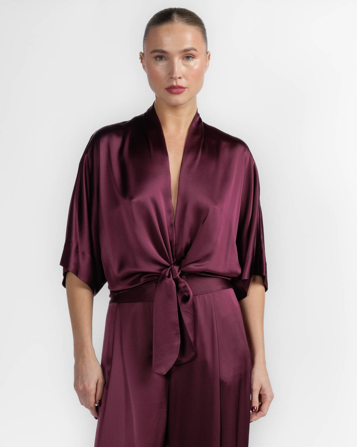 Dolman Tie Blouse