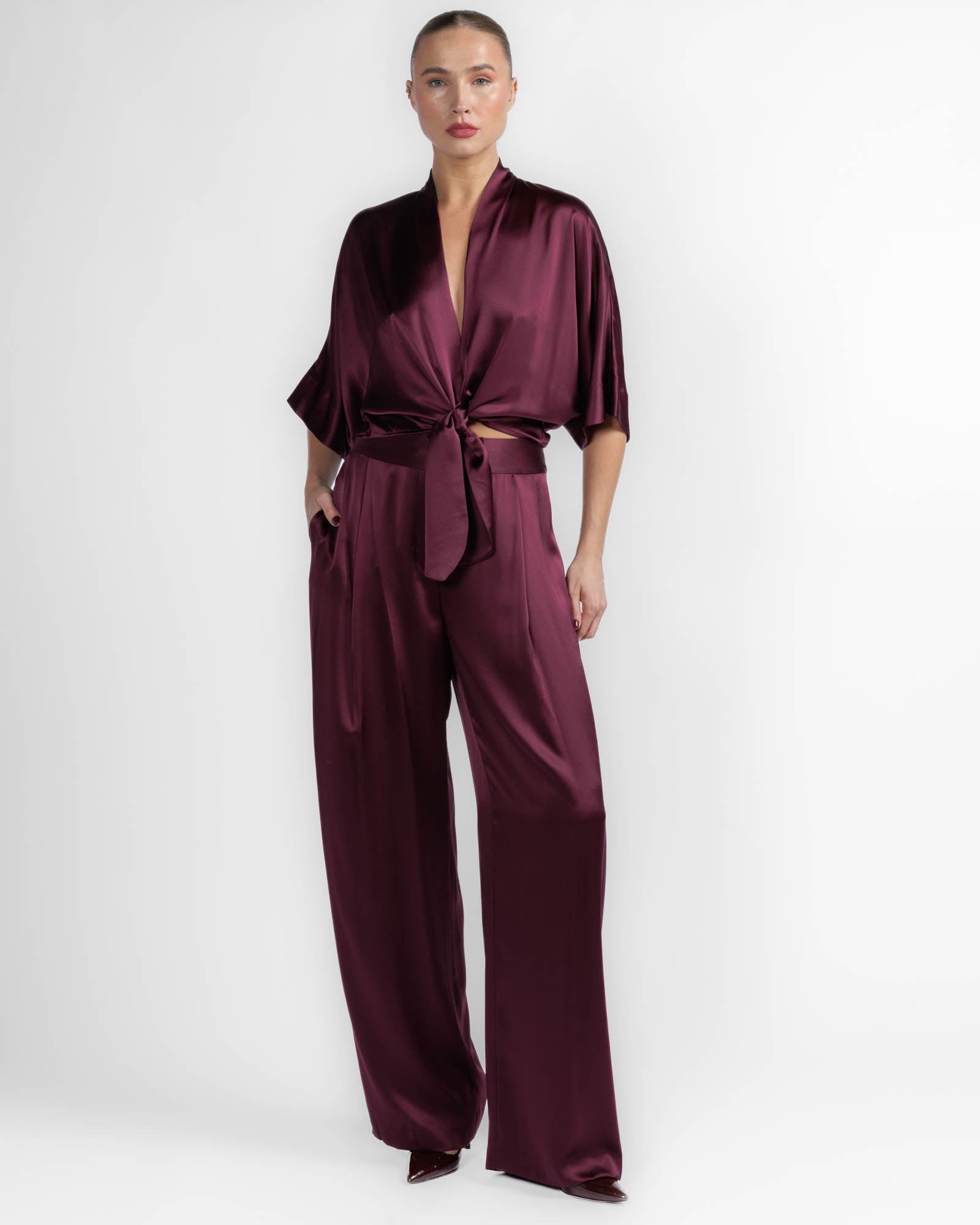 Dolman Tie Blouse