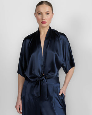 Dolman Tie Blouse