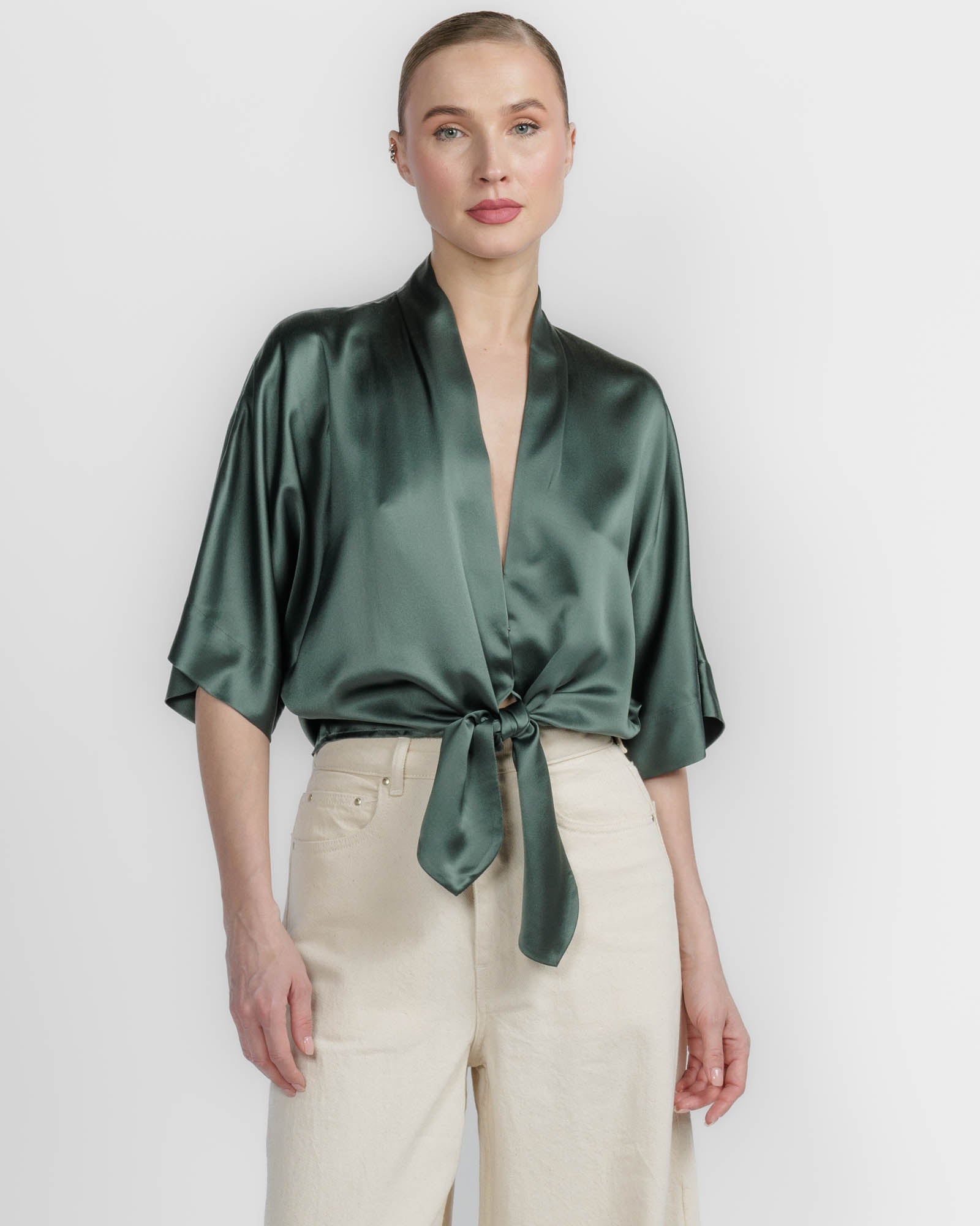 Dolman Tie Blouse