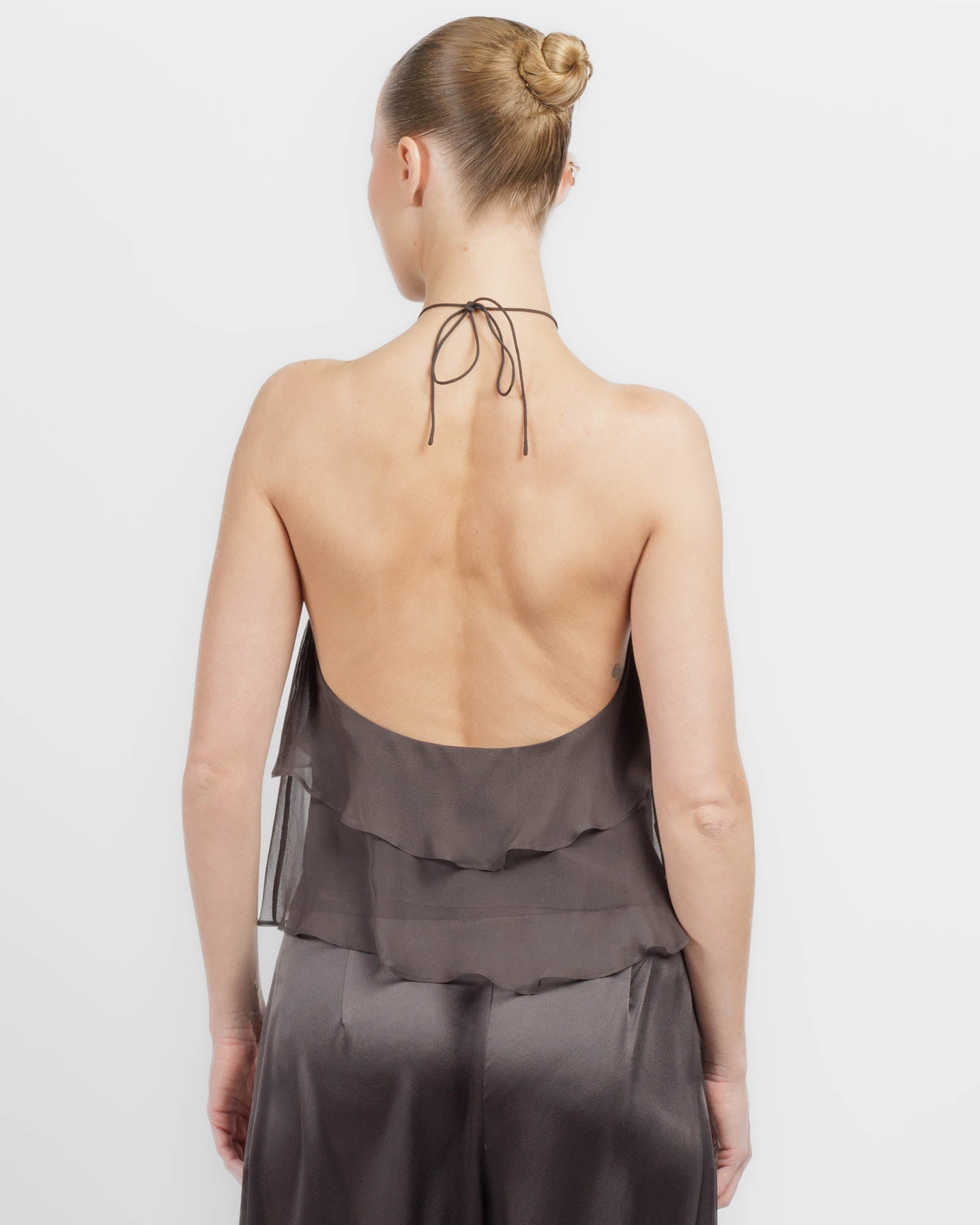 Ruffle Halter Top
