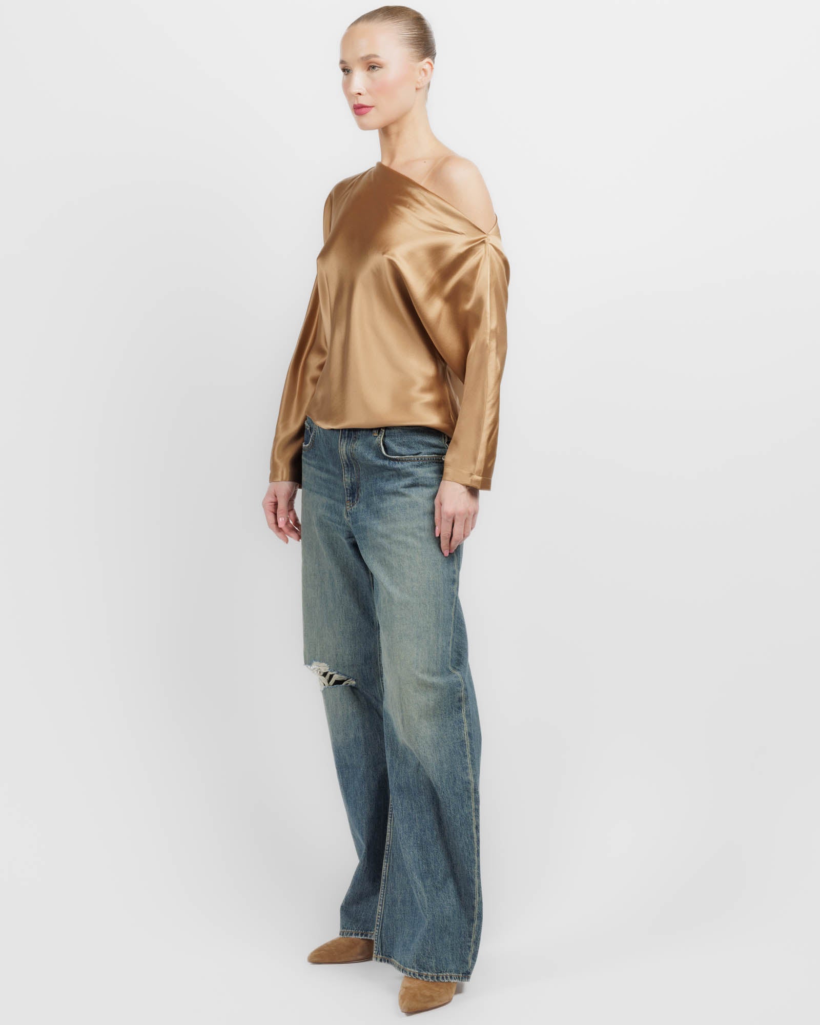 Off Shoulder Long Sleeve Top