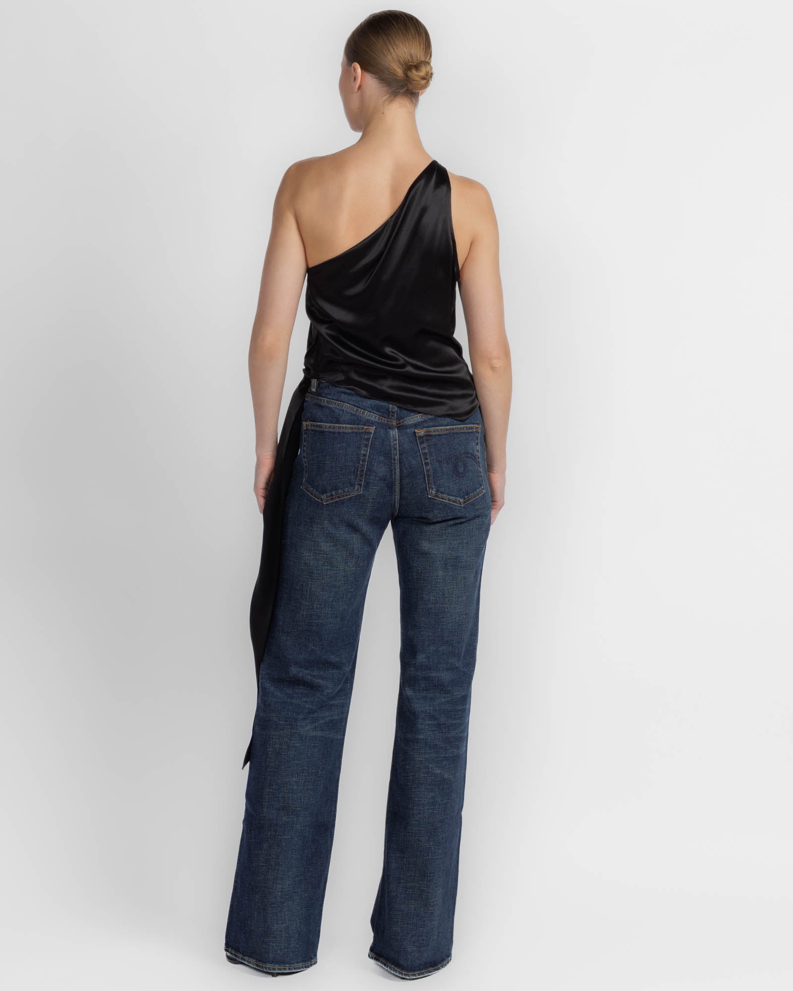 Asymmetrical Drape Tail Top