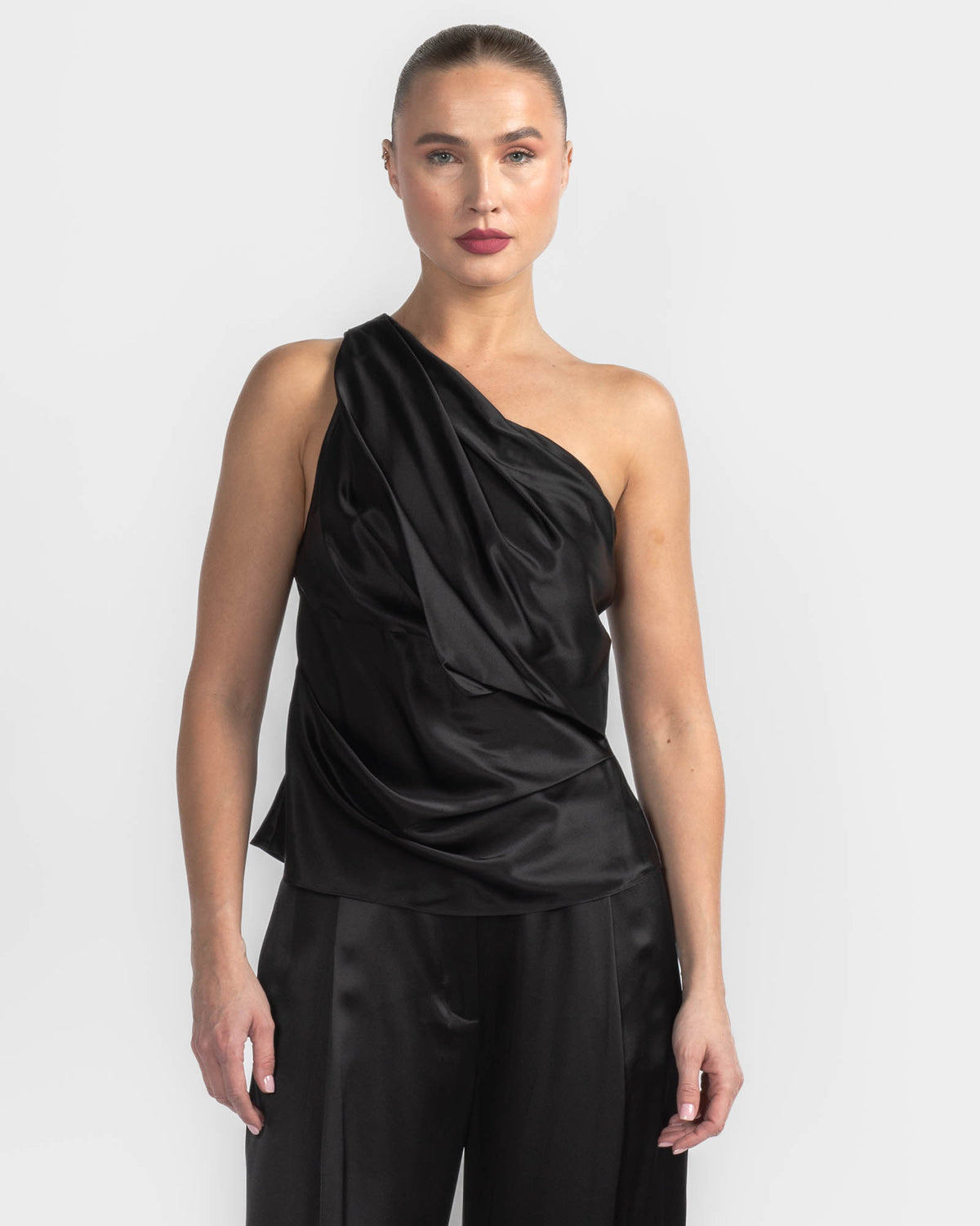 Drape One Shoulder Top