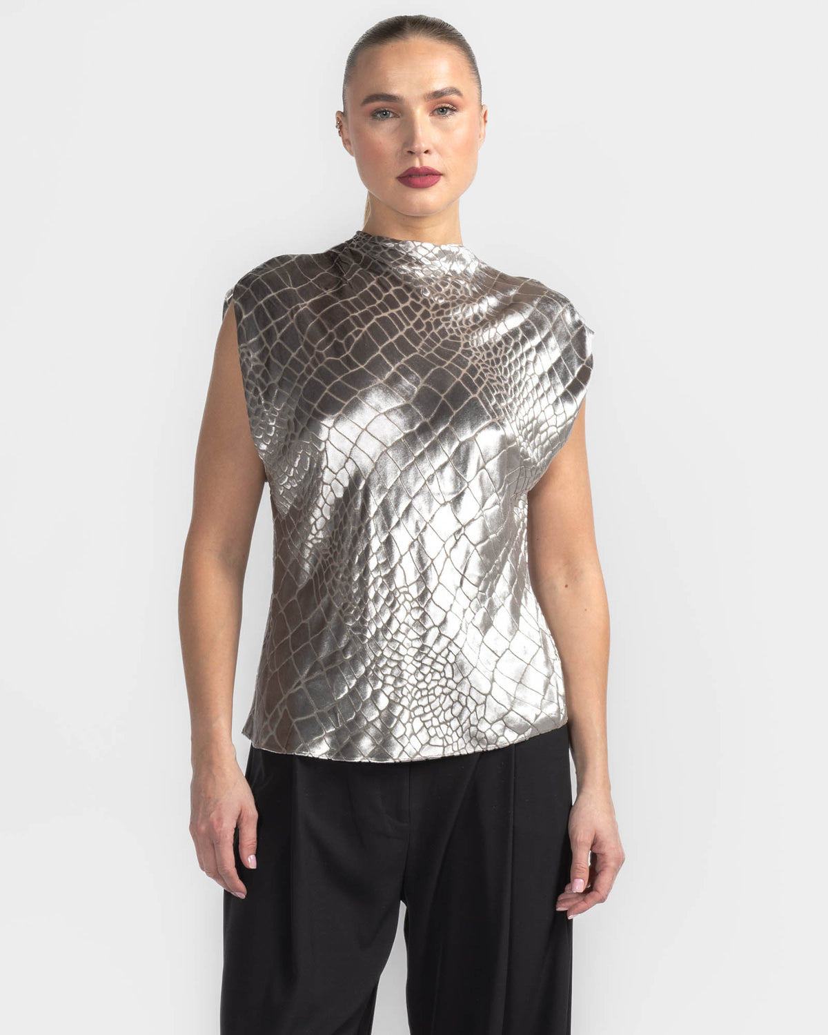 High Neck Top