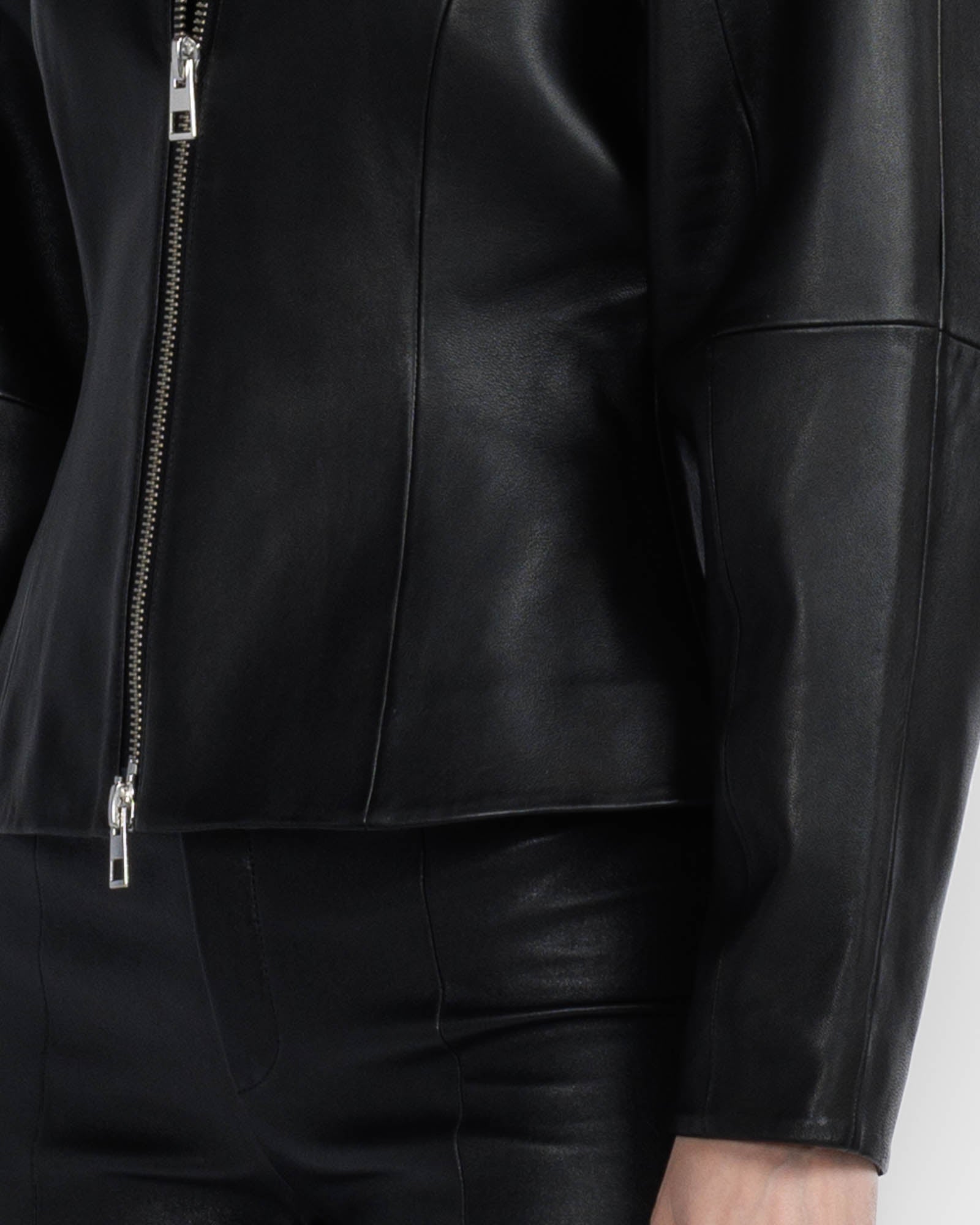 Fitted Leather Jacket