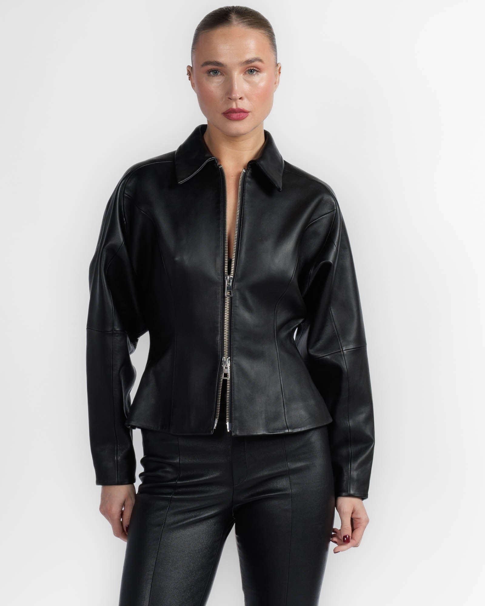Fitted Leather Jacket
