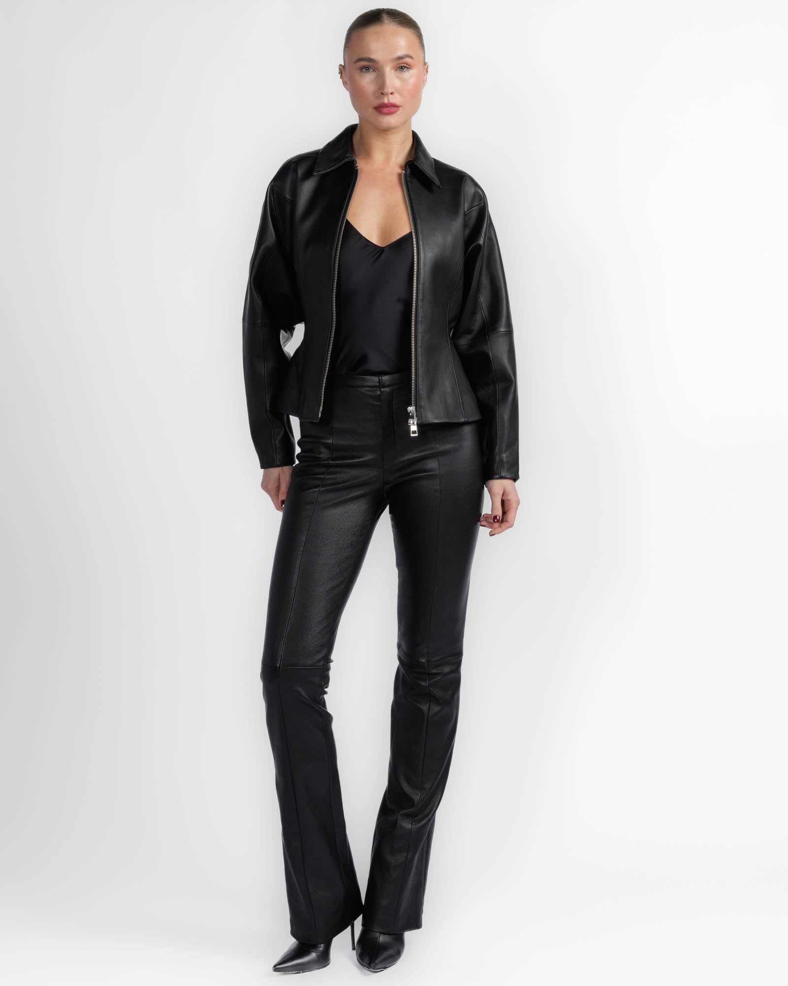 Fitted Leather Jacket