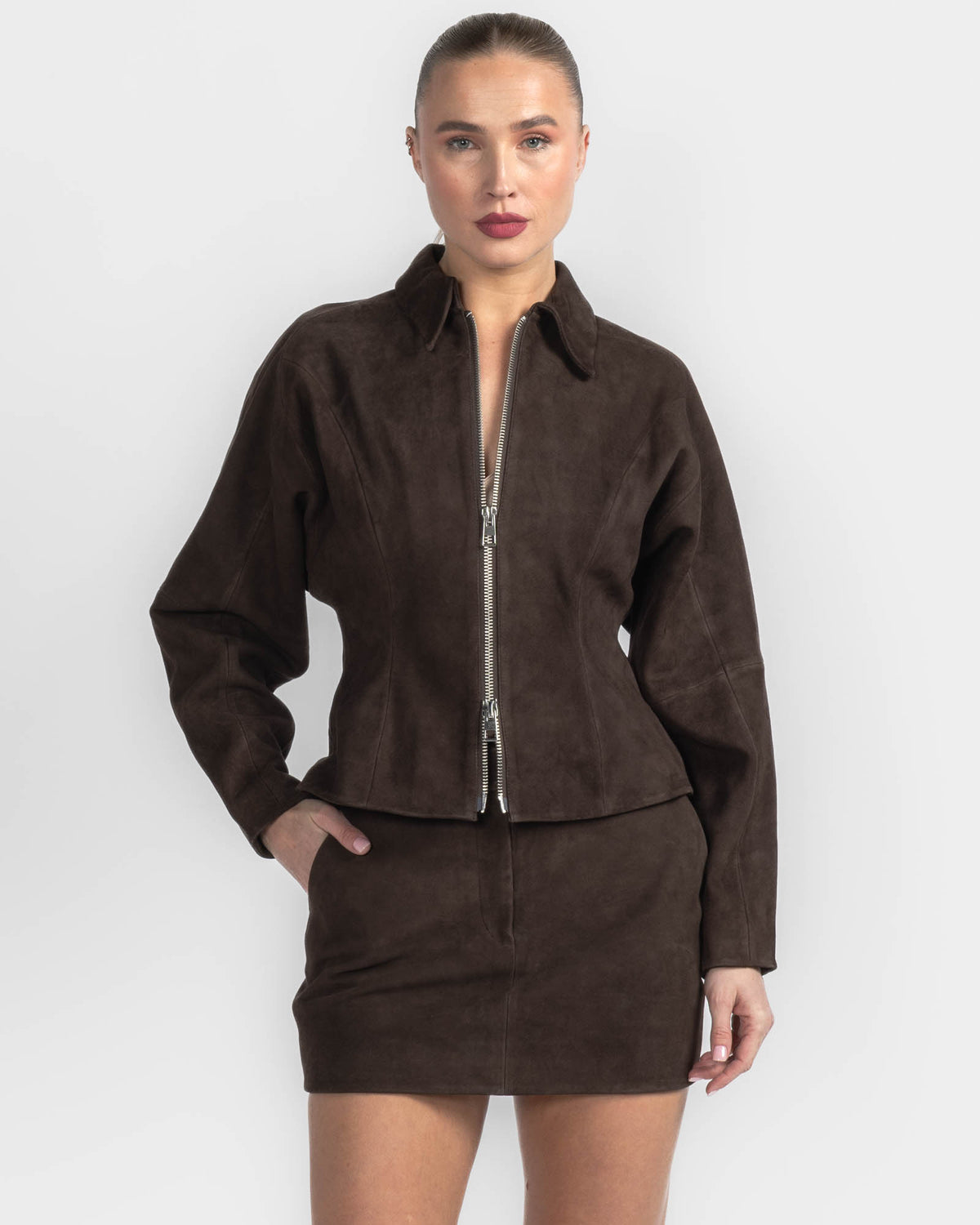 Fitted Leather Jacket
