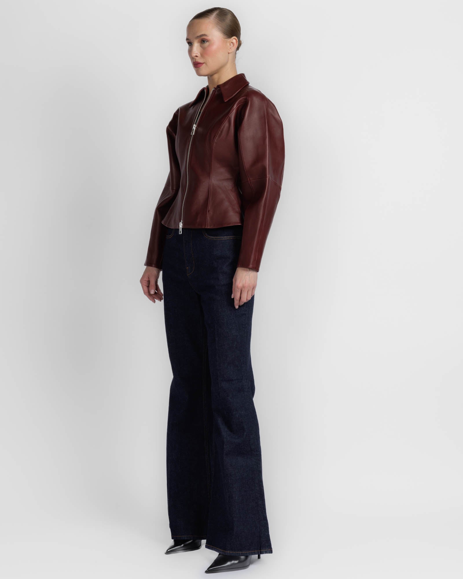 Fitted Leather Jacket