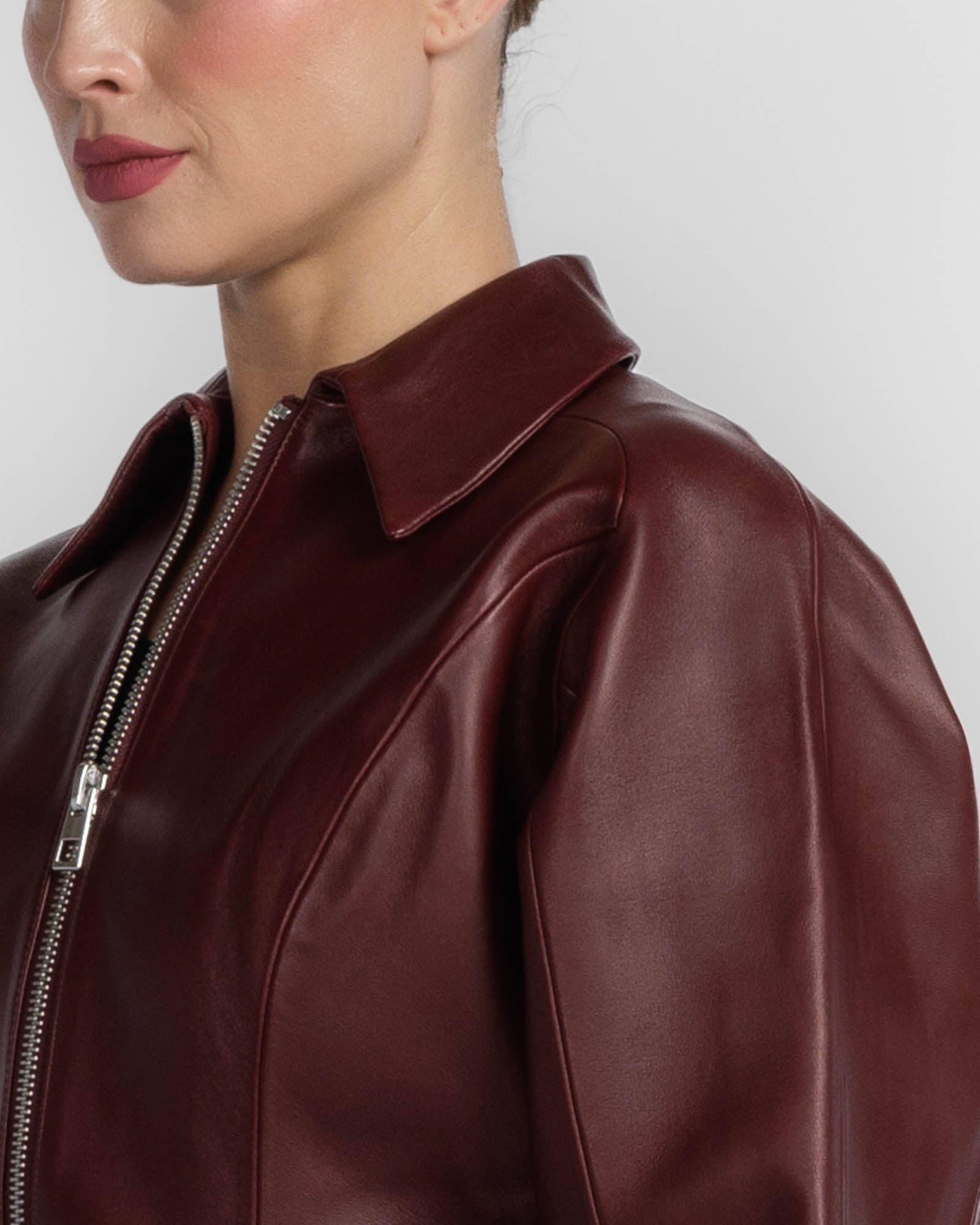 Fitted Leather Jacket