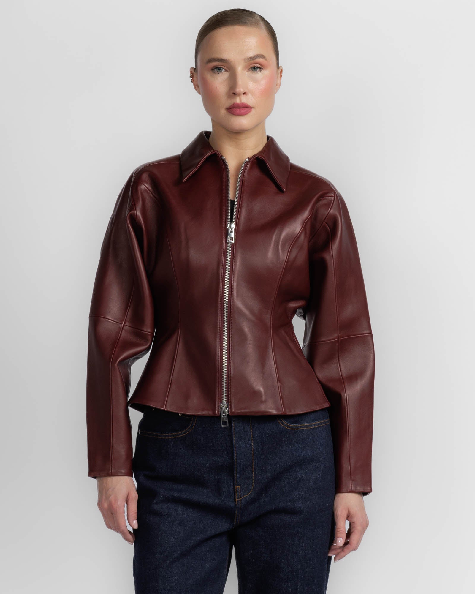 Fitted Leather Jacket