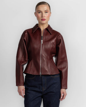 Fitted Leather Jacket