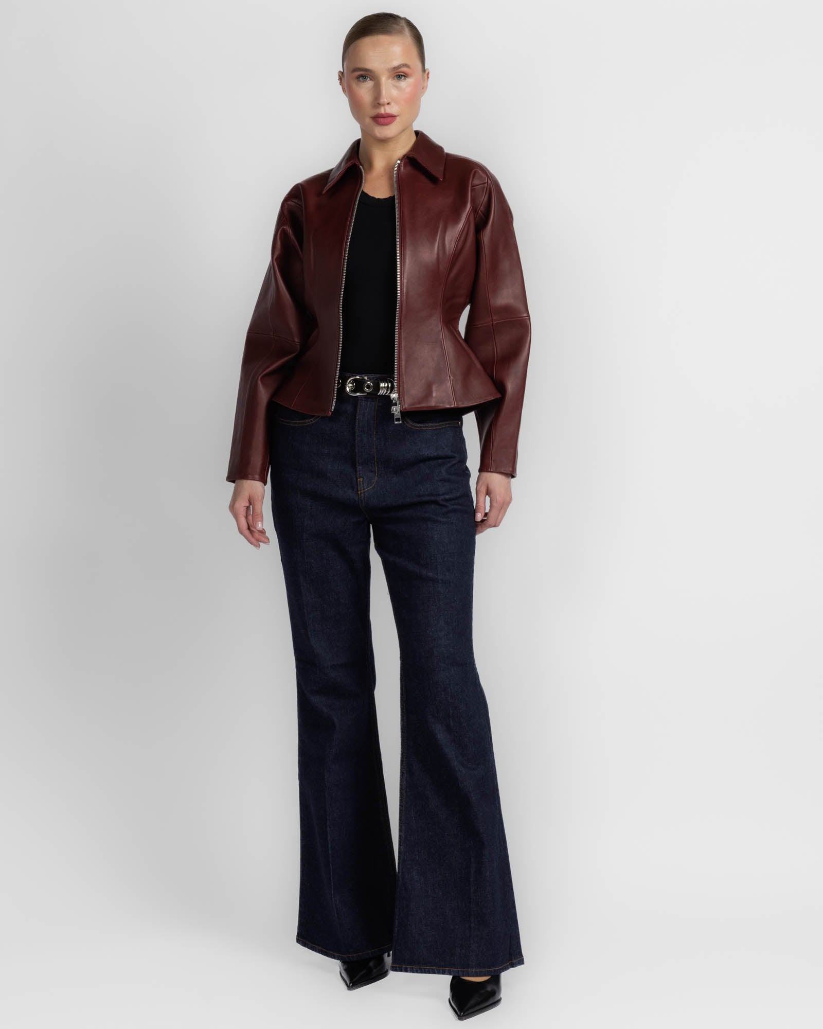 Fitted Leather Jacket