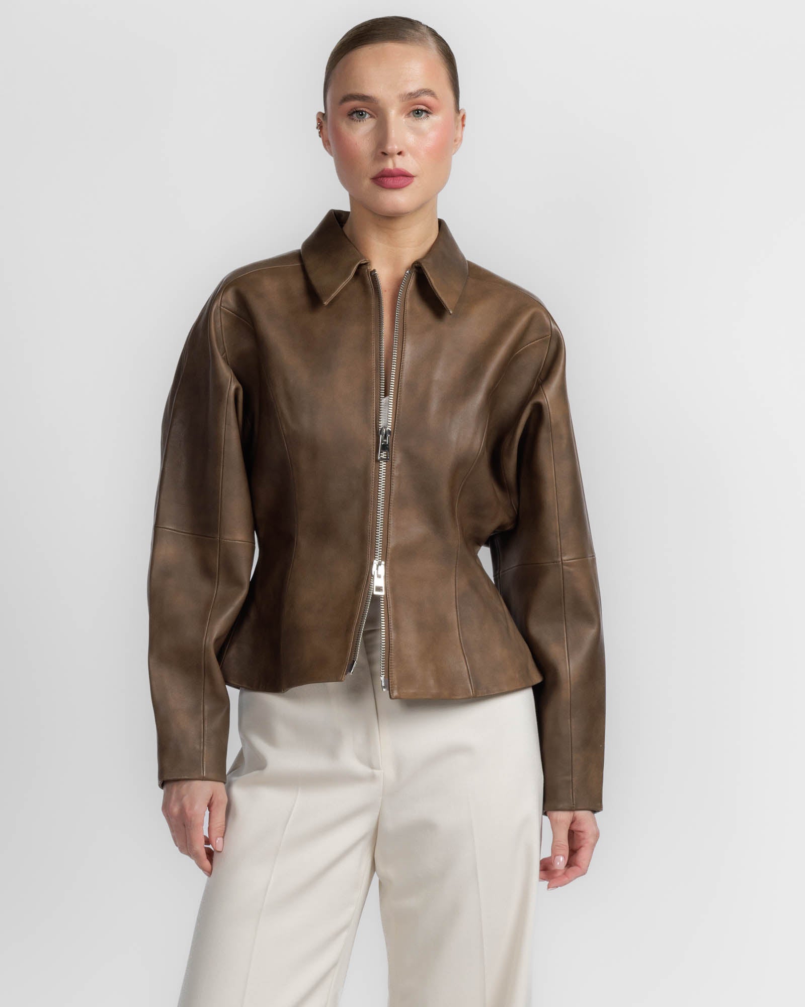 Fitted Leather Jacket