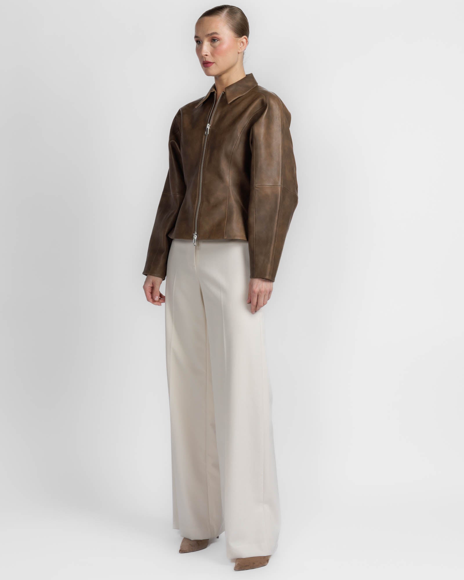 Fitted Leather Jacket