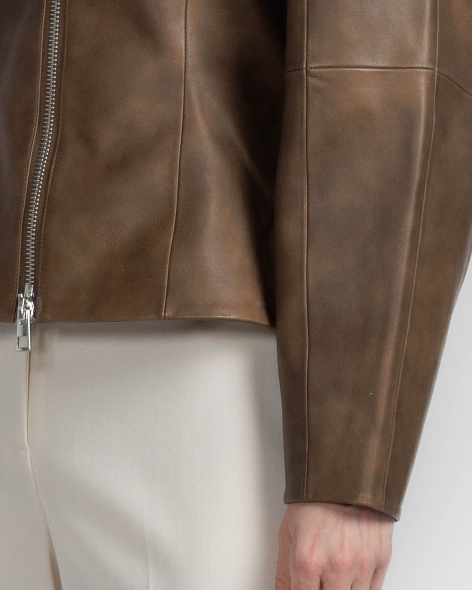 Fitted Leather Jacket