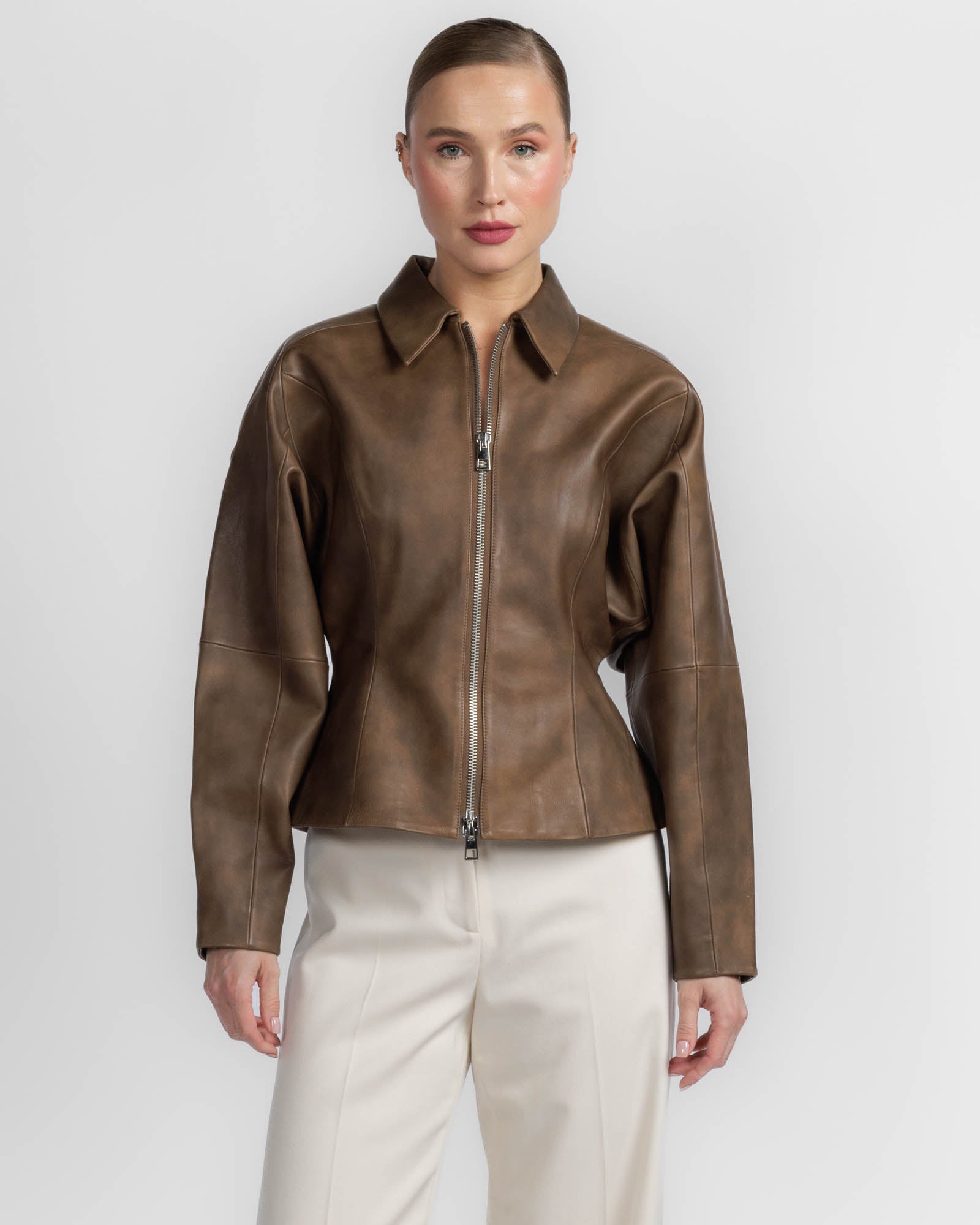 Fitted Leather Jacket