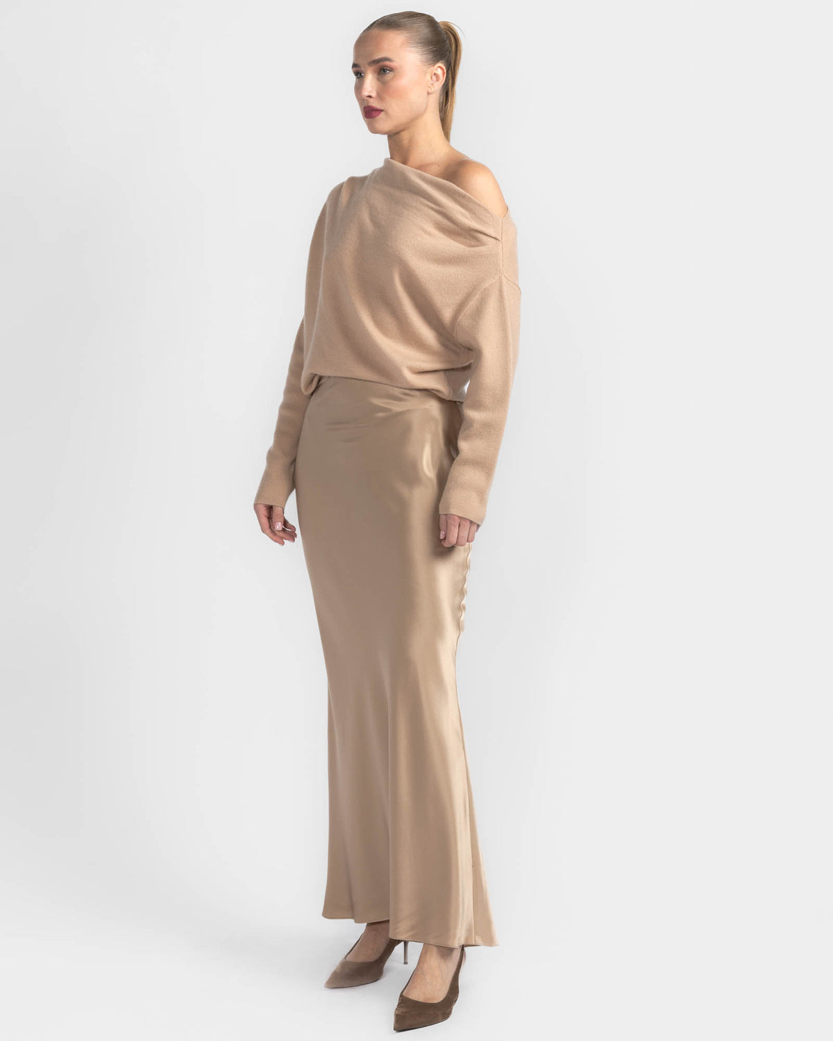 Bias Maxi Skirt