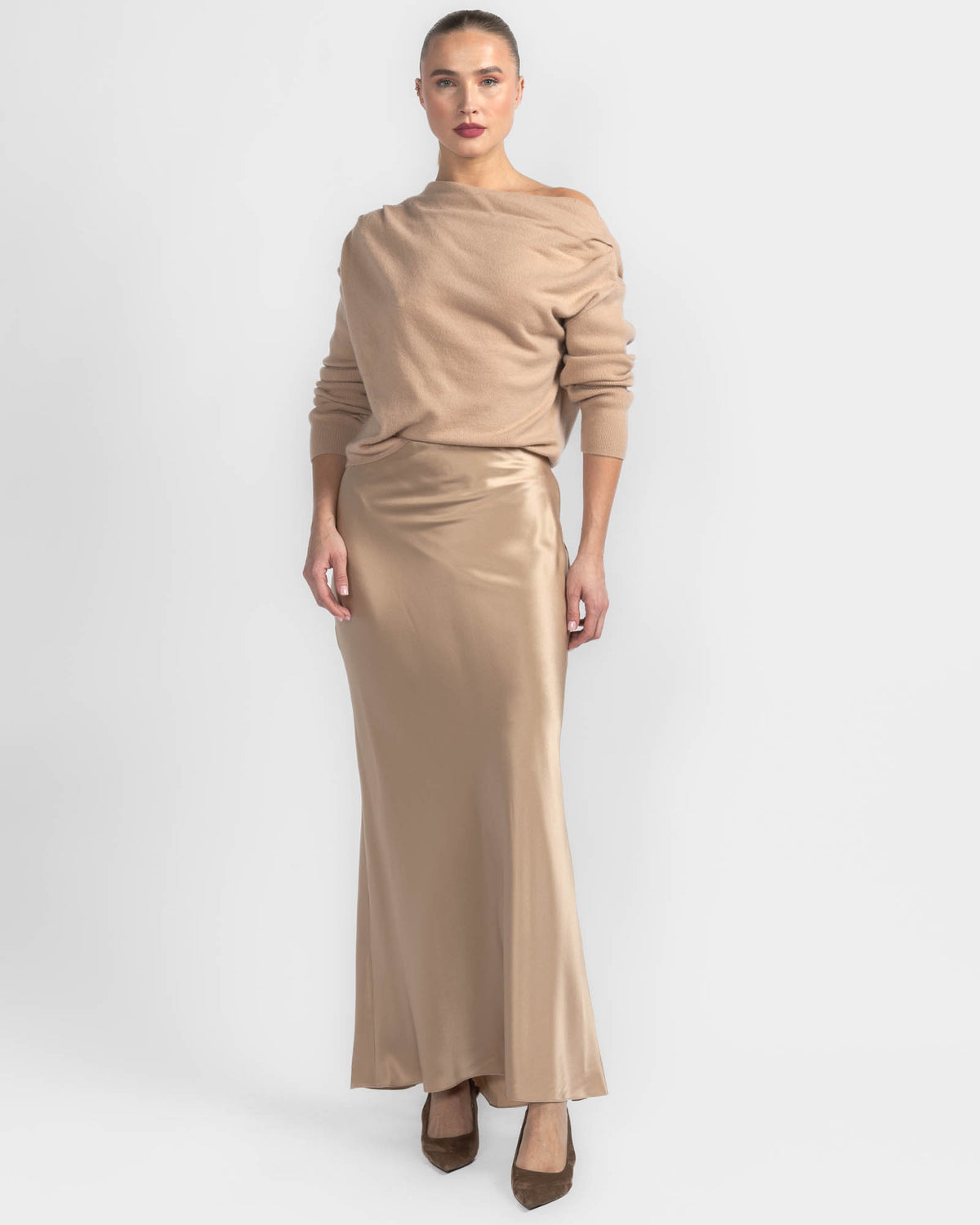 Bias Maxi Skirt