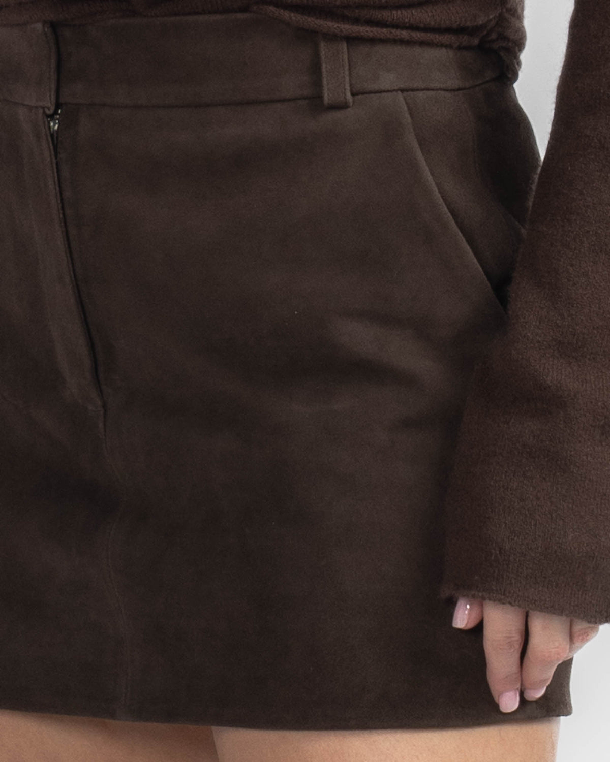 Belt Loop Mini Skirt