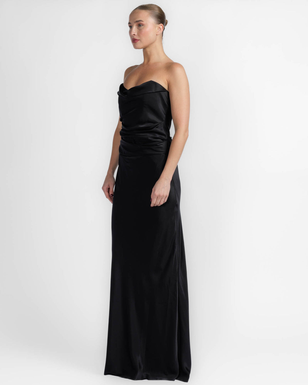 Cowl Bustier Gown
