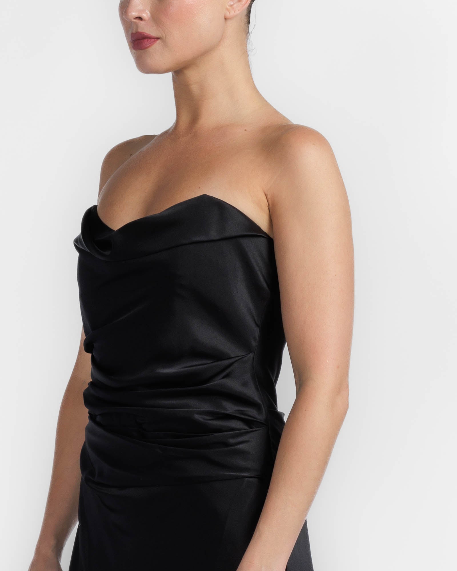Cowl Bustier Gown