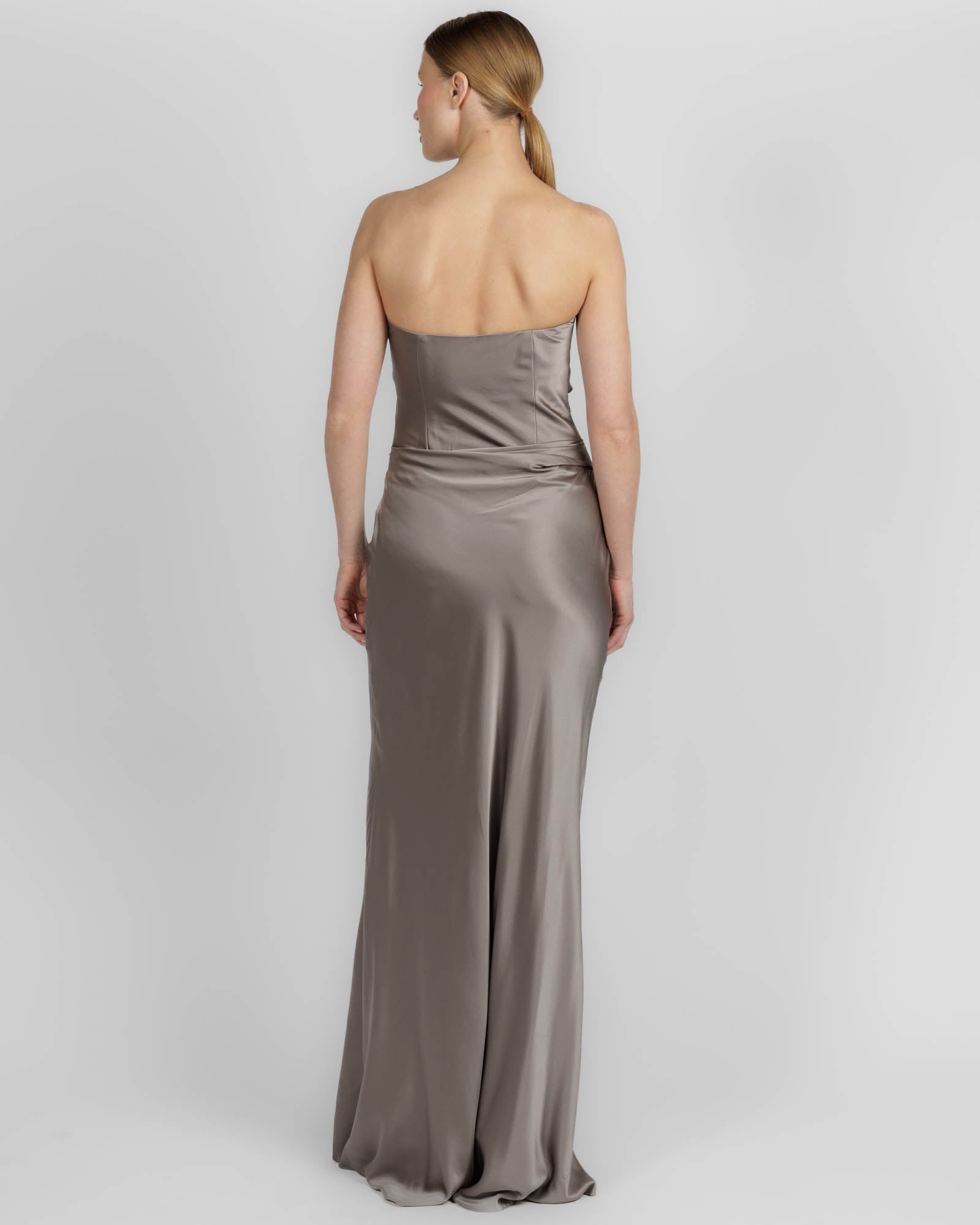 Cowl Bustier Gown
