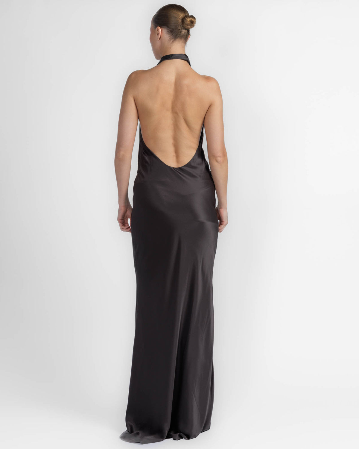Halter Drape Gown