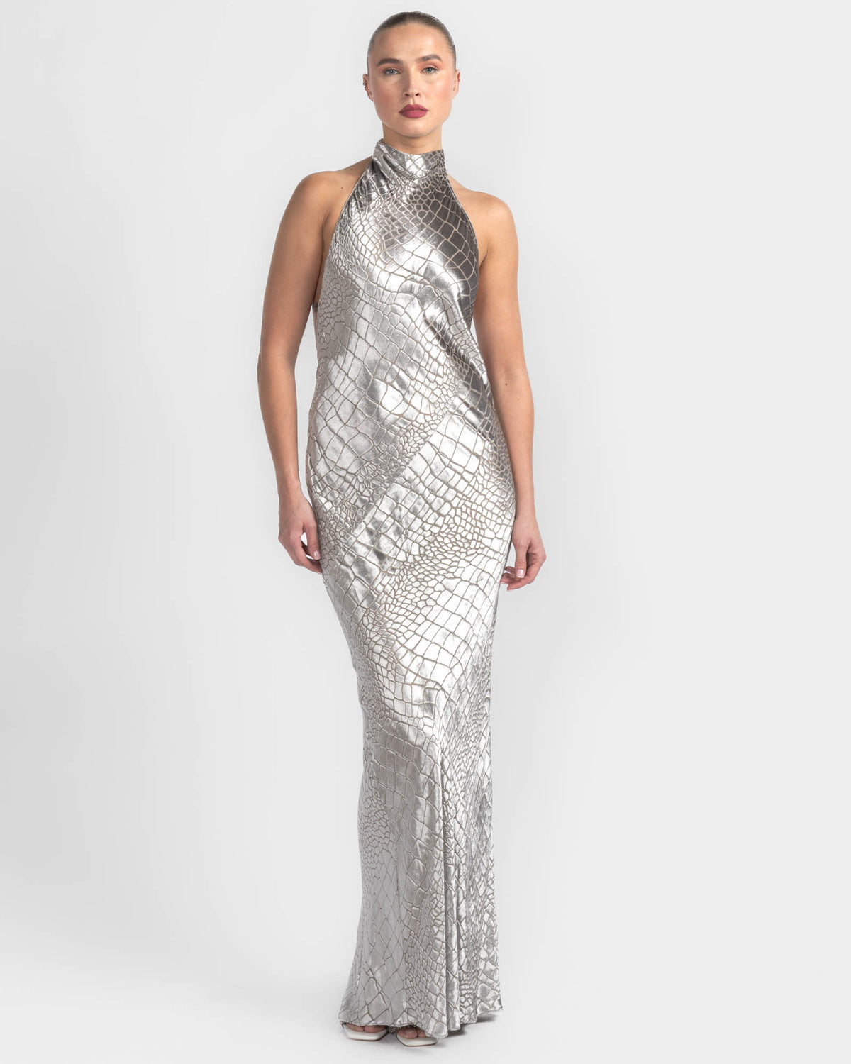 Halter Bias Gown