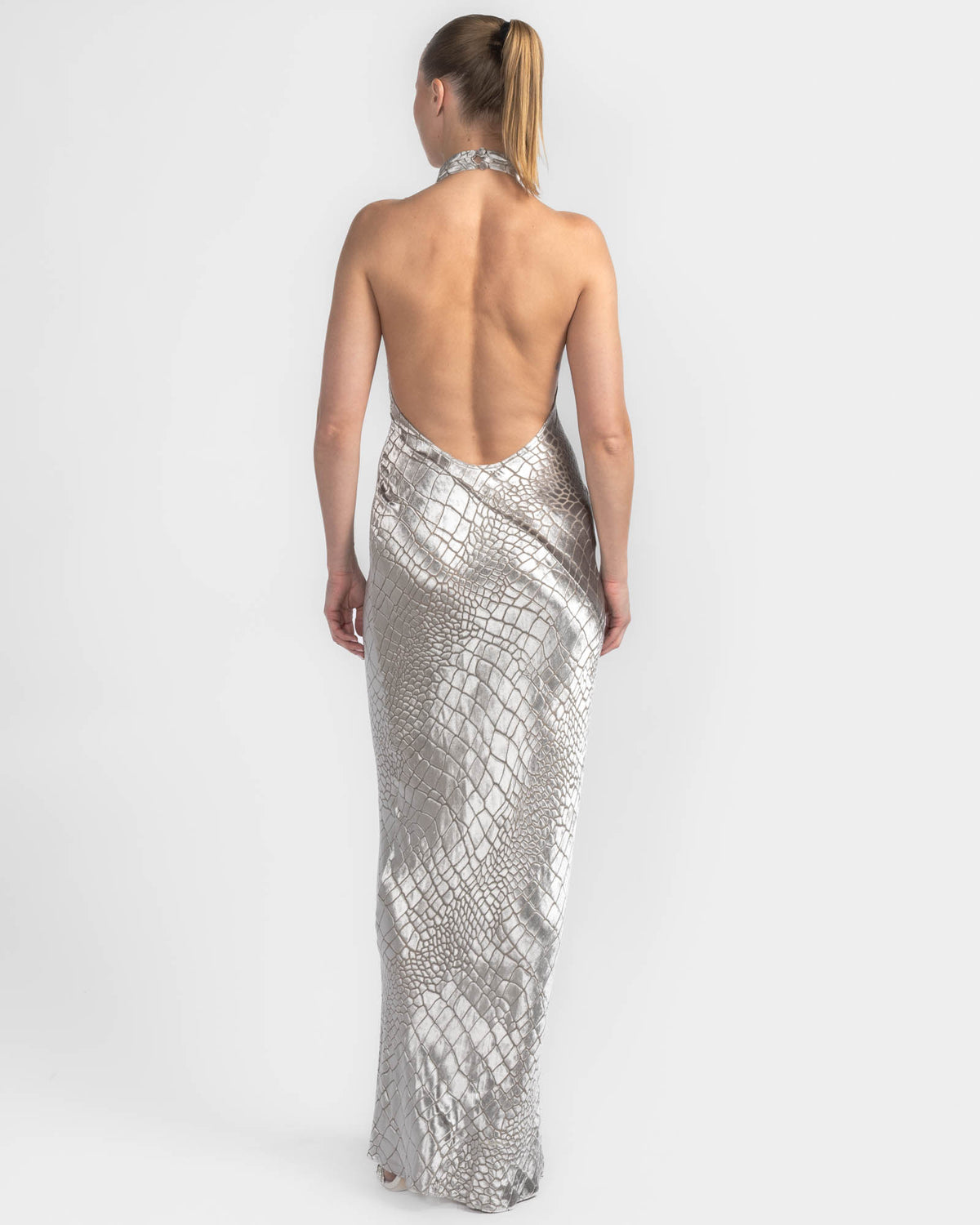 Halter Bias Gown
