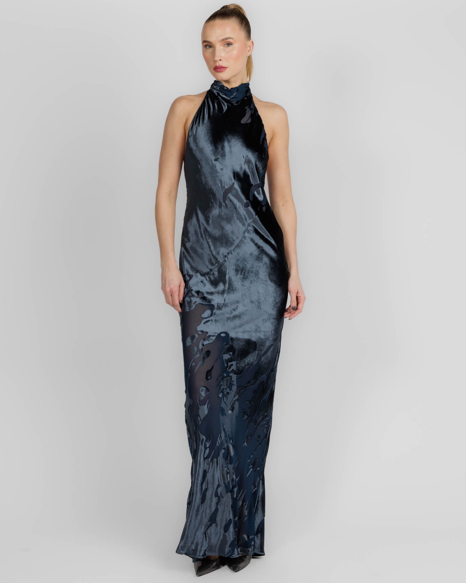 Halter Bias Gown