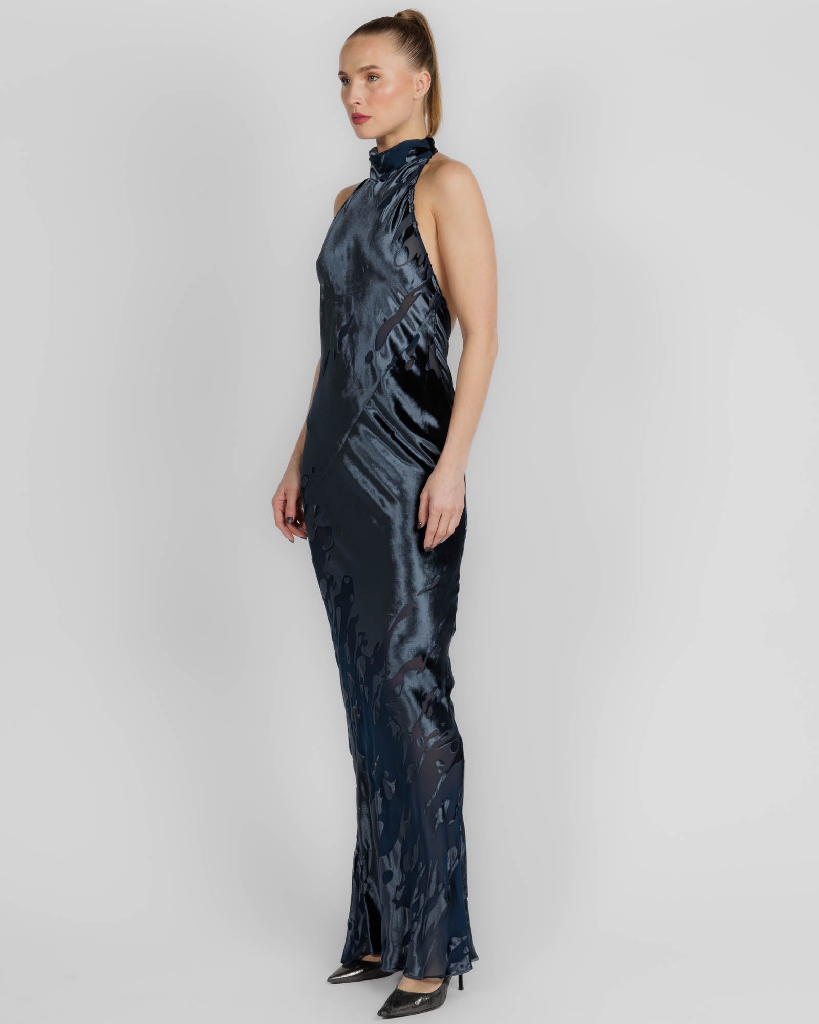 Halter Bias Gown