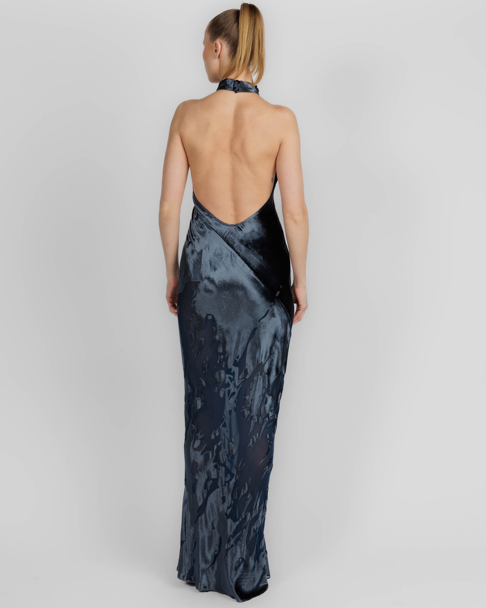 Halter Bias Gown