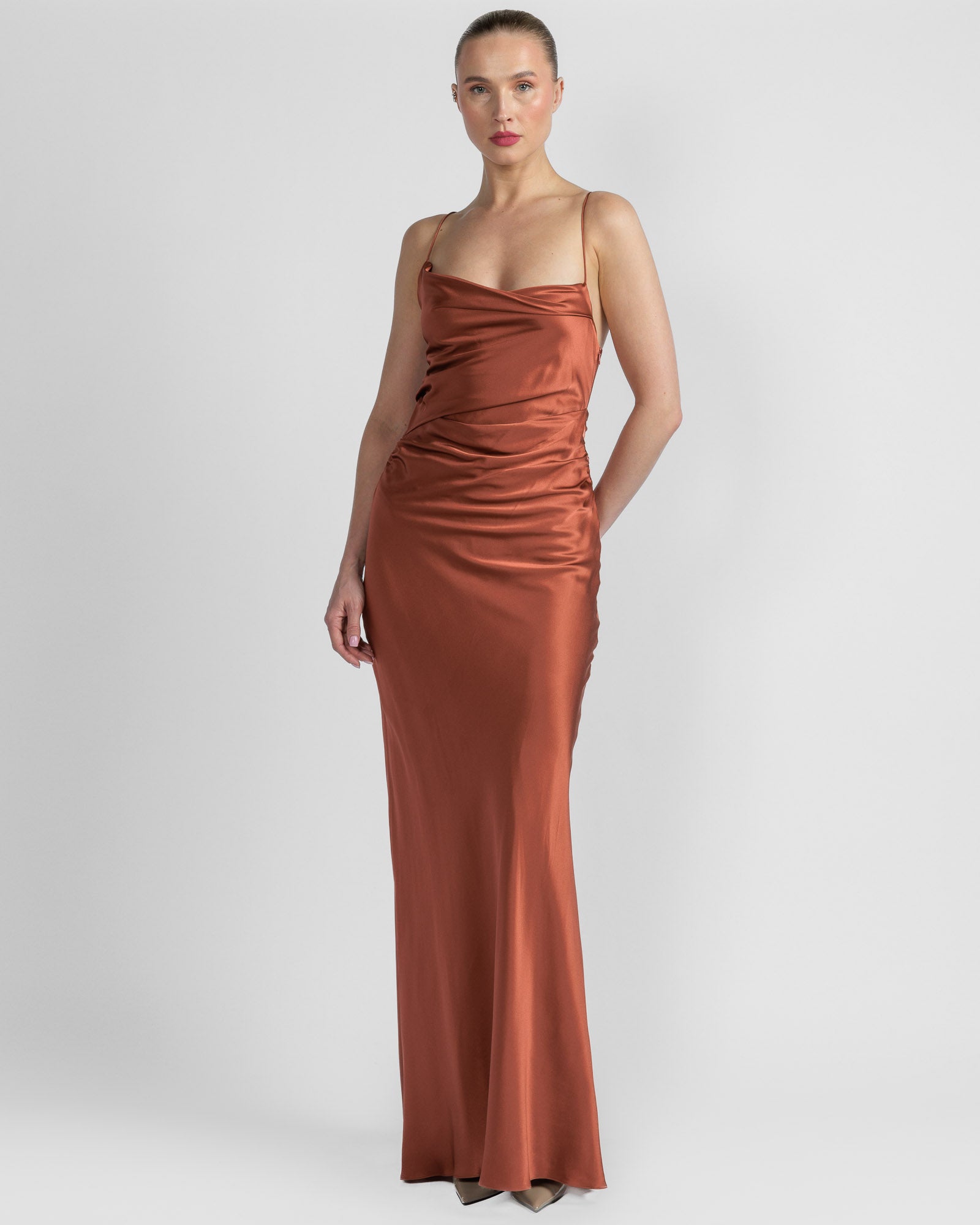 Cowl Bias Gown