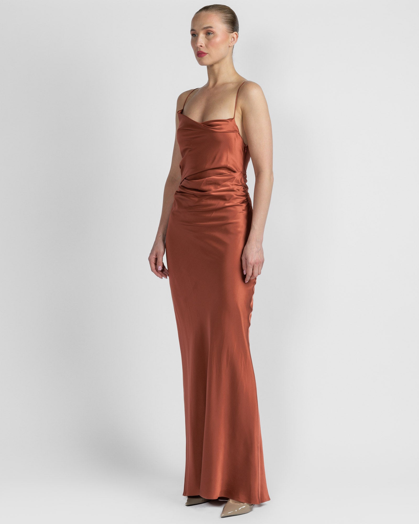 Cowl Bias Gown