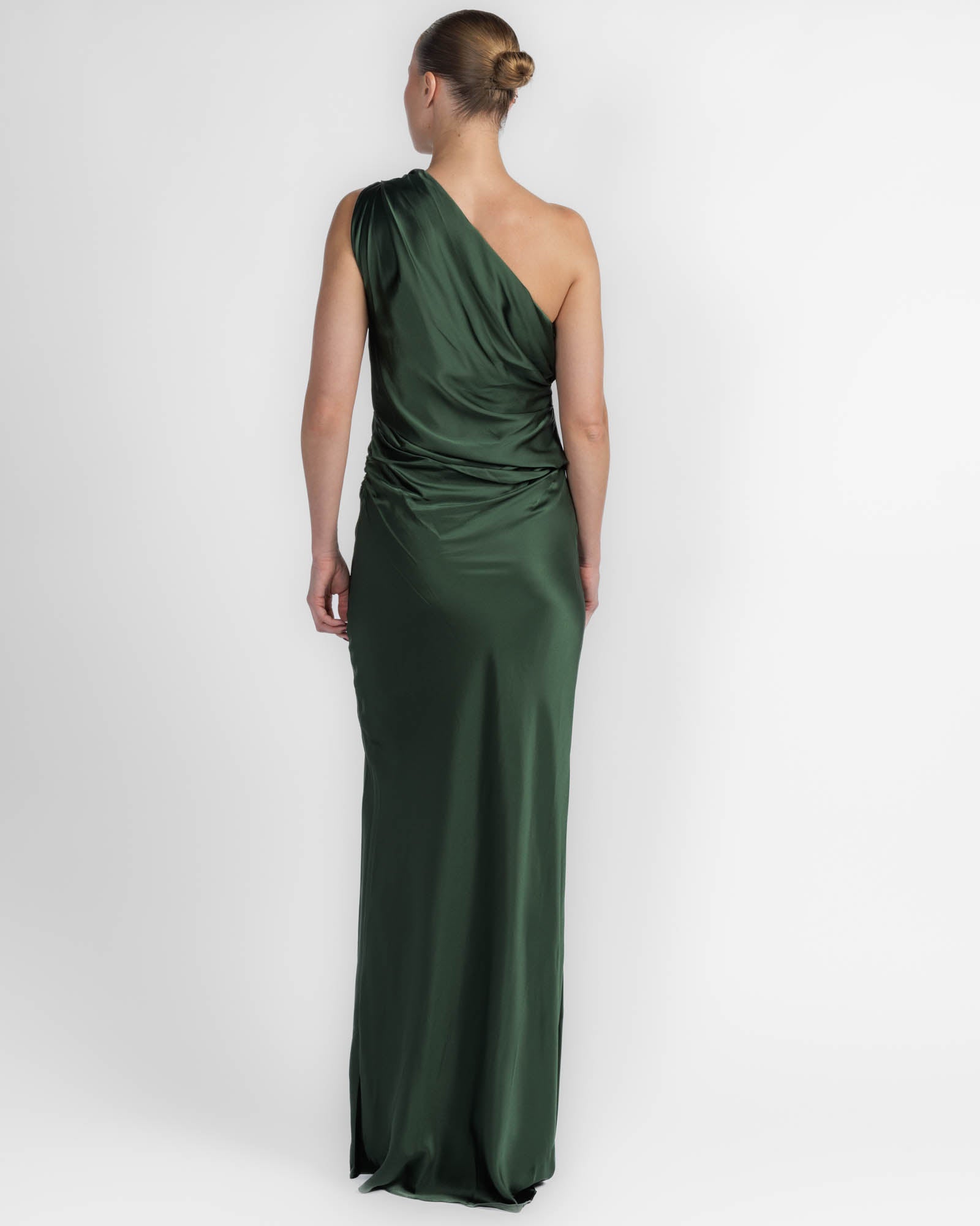 Drop One Shoulder Gown