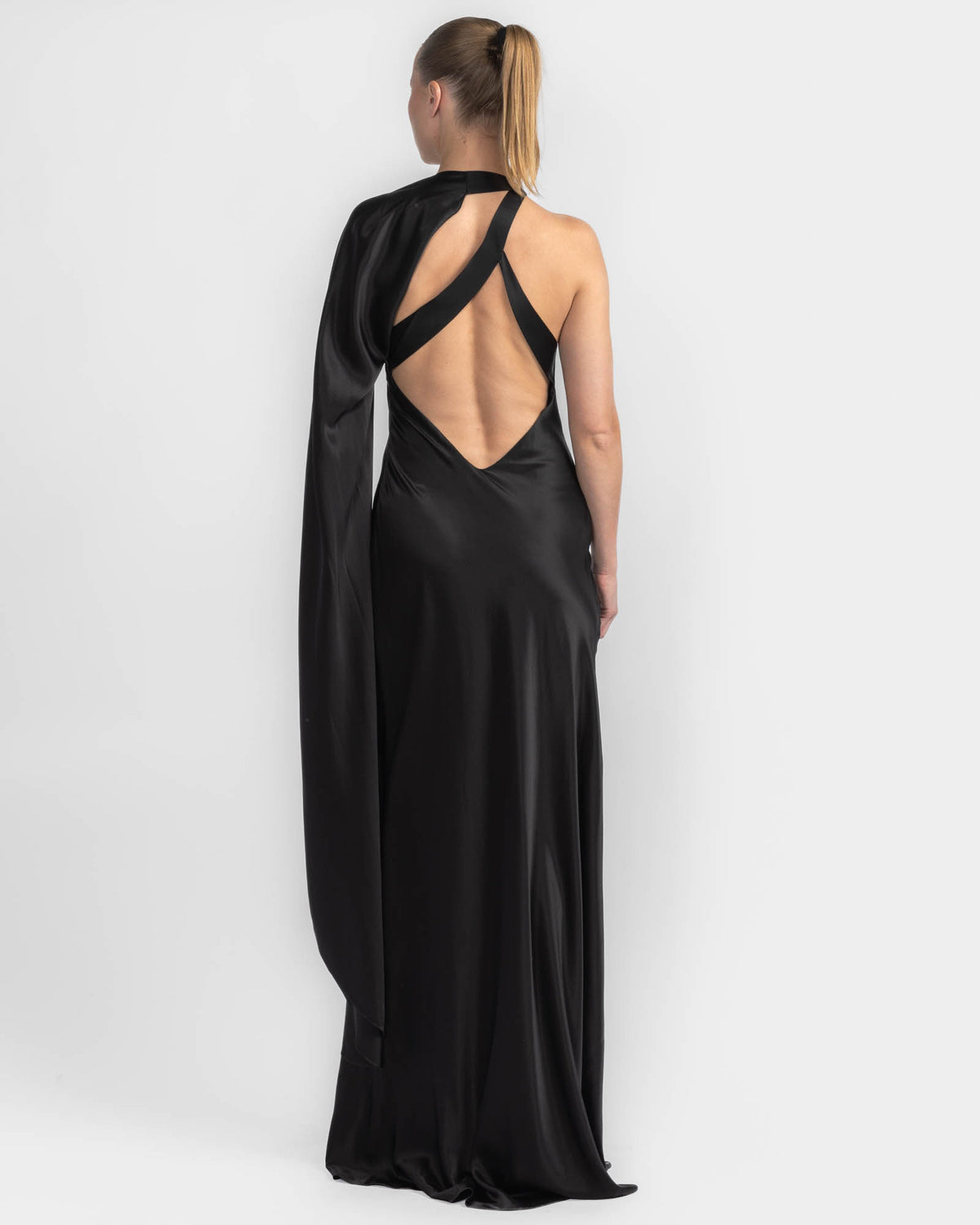 Drop One Shoulder Dress